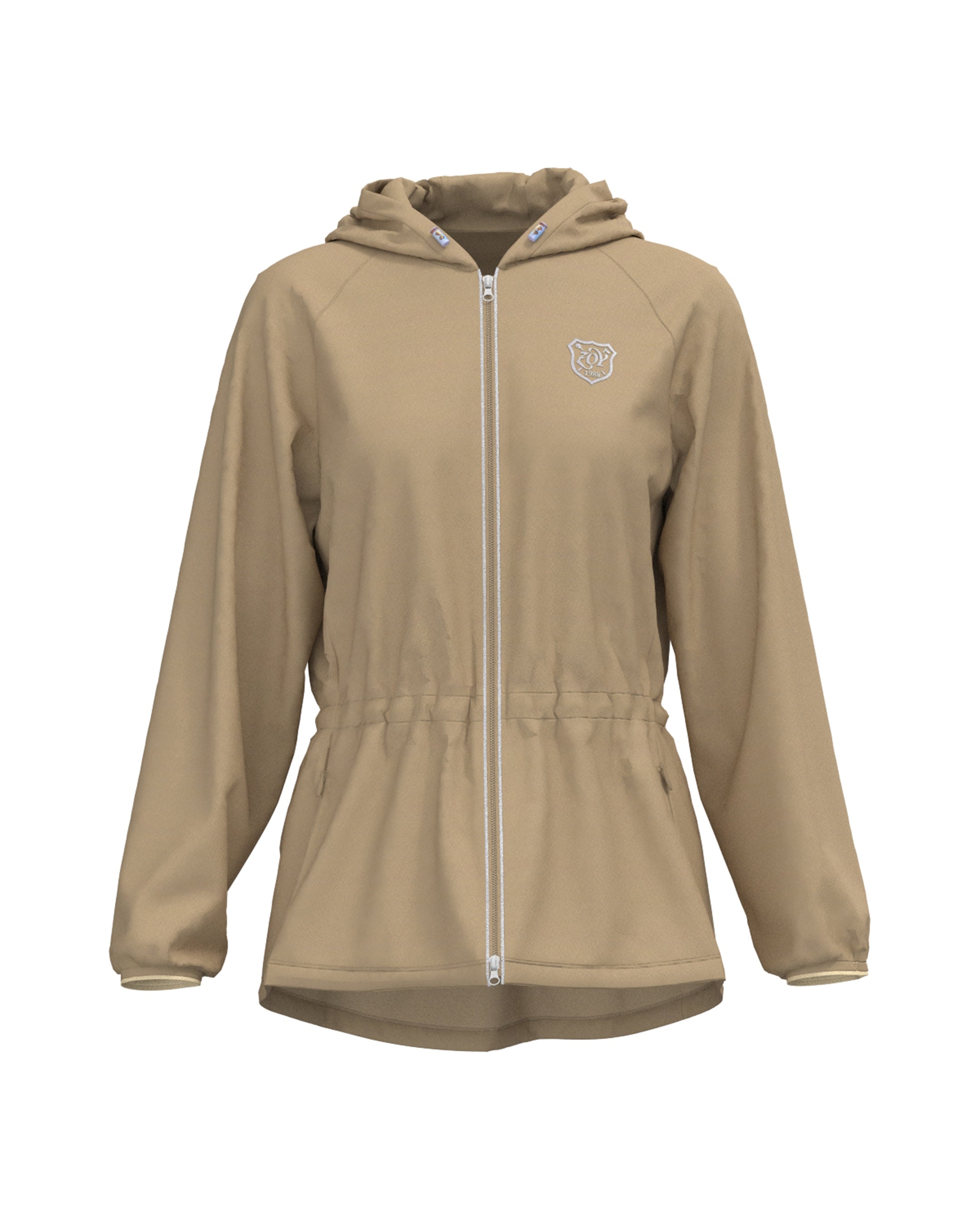 WOMEN ソフトナイロン2WAY 撥水 ブルゾン ベージュ