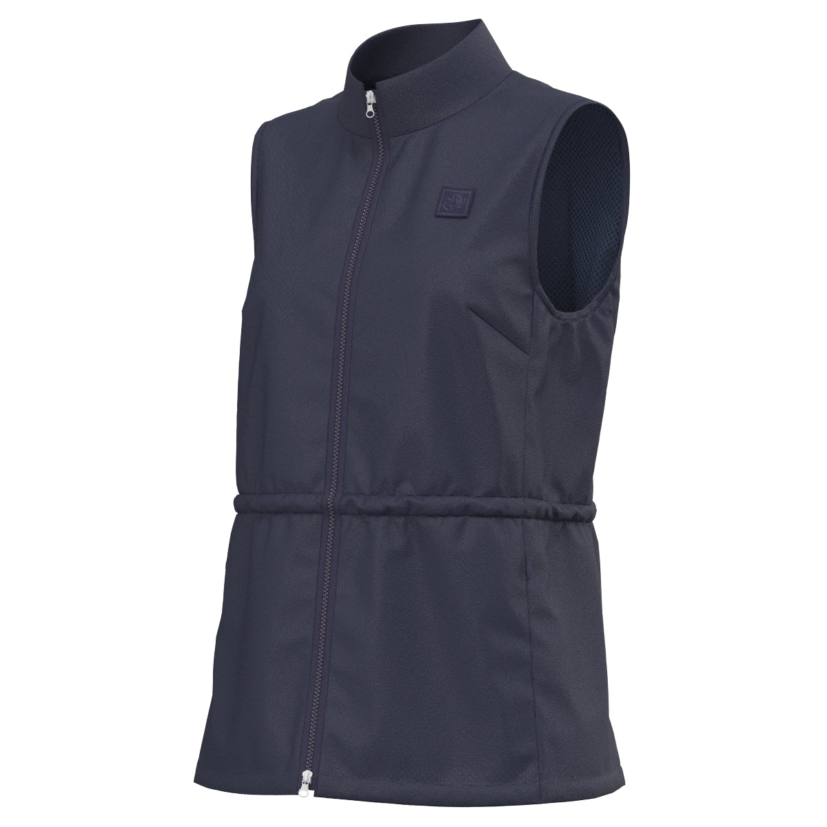 WOMEN ナイロンタフタストレッチ ベスト エッグプラント