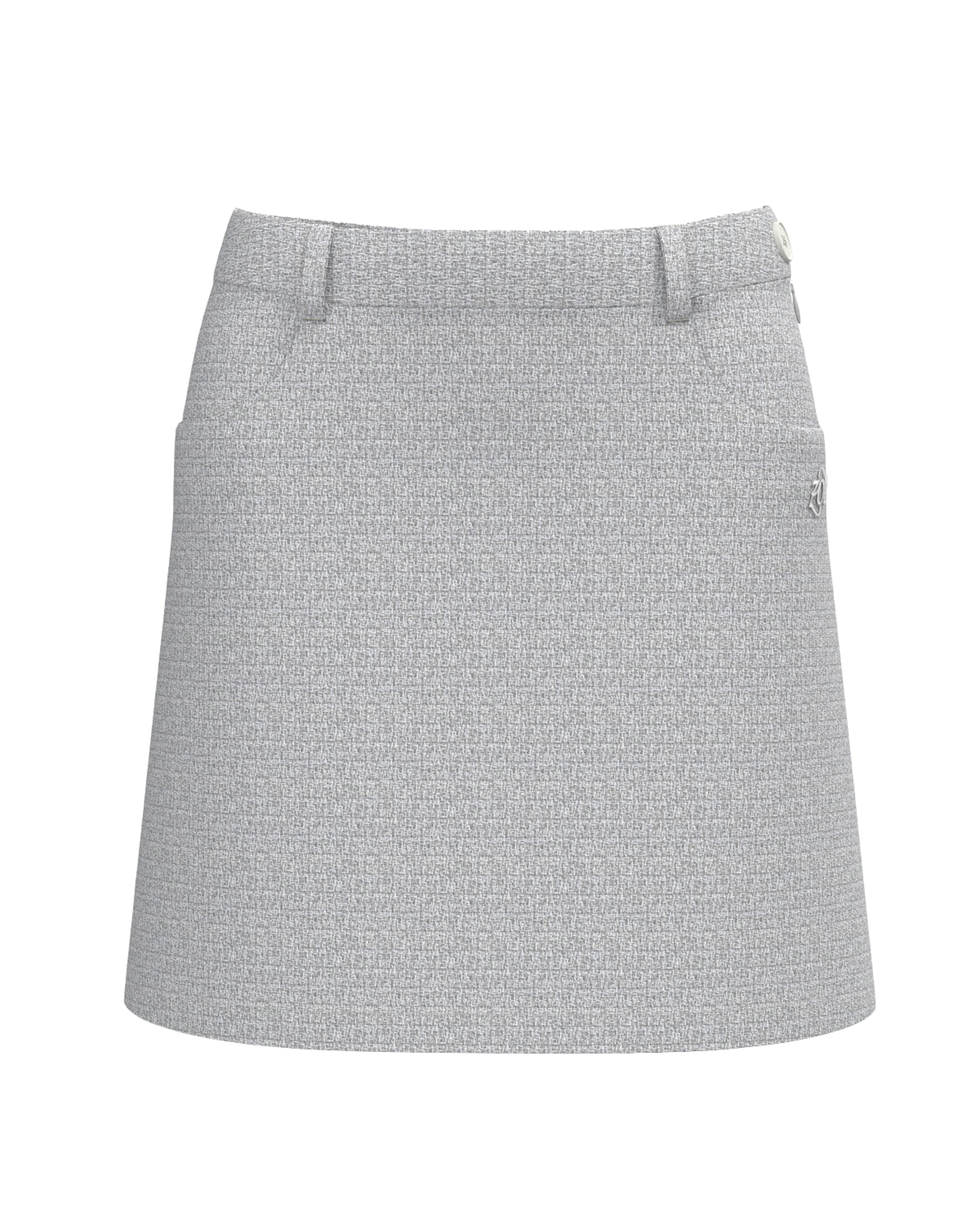 WOMEN FANCY TWEED スカート グレー