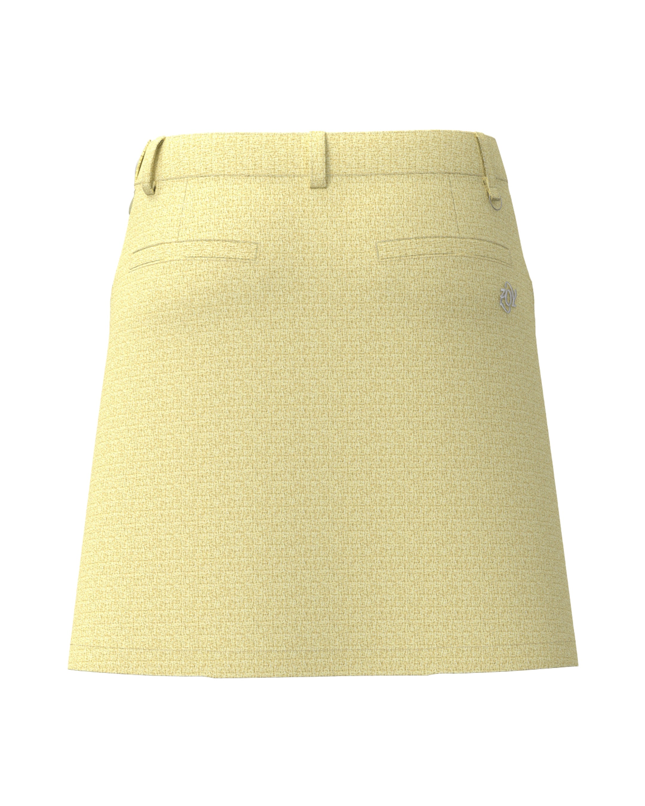 WOMEN FANCY TWEED スカート イエロー