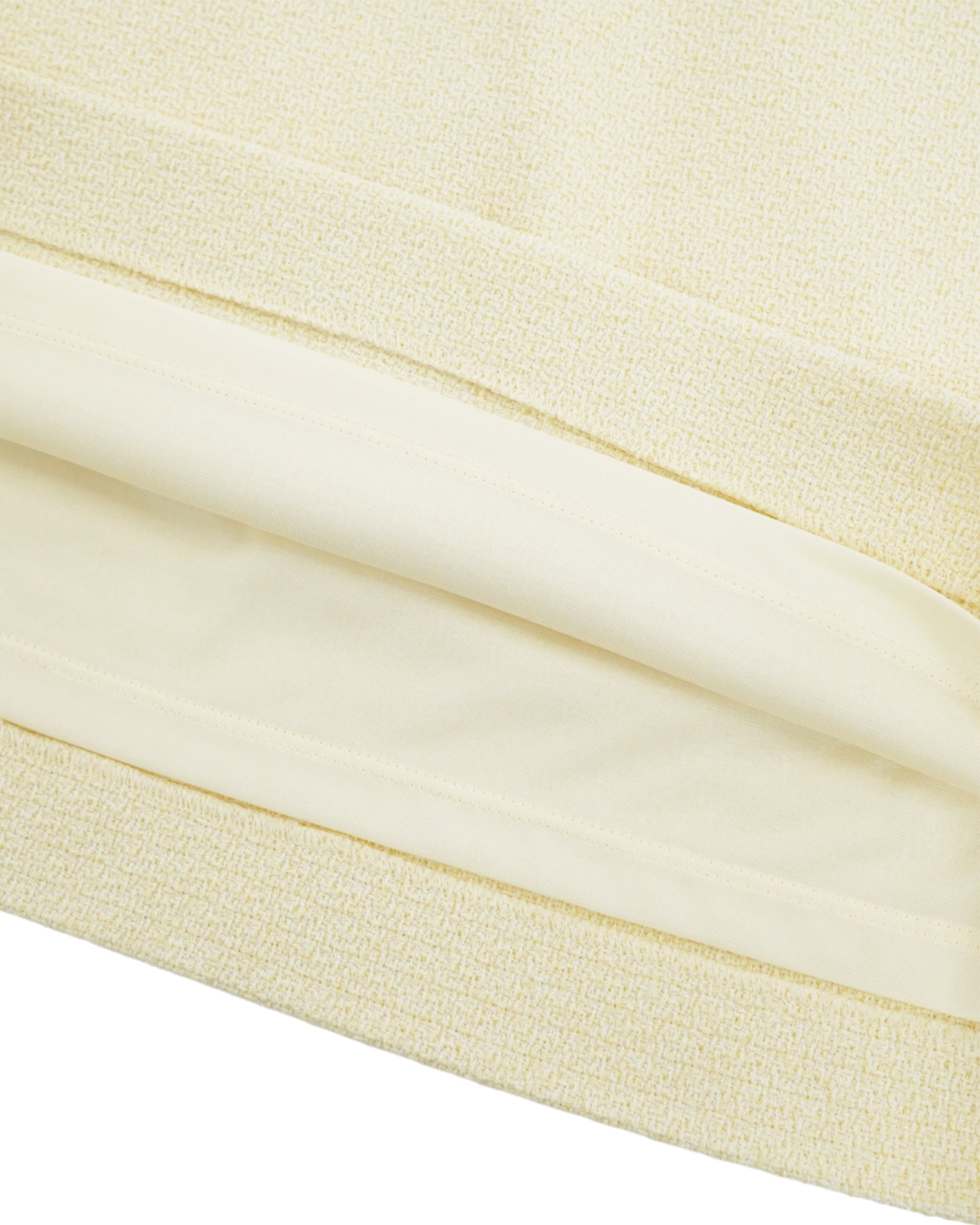 WOMEN FANCY TWEED スカート イエロー