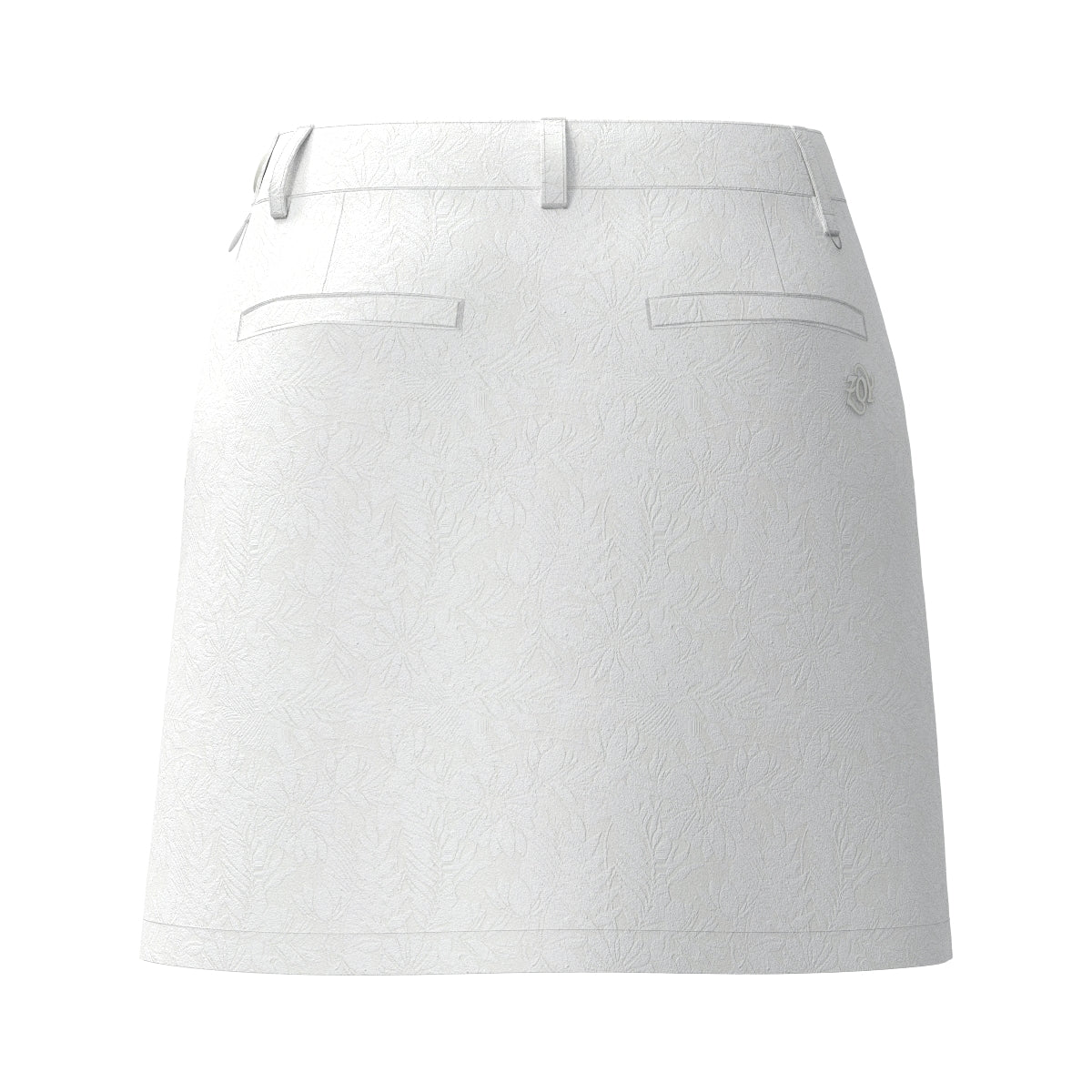 WOMEN ストレッチフラワーJQ スカート ホワイト