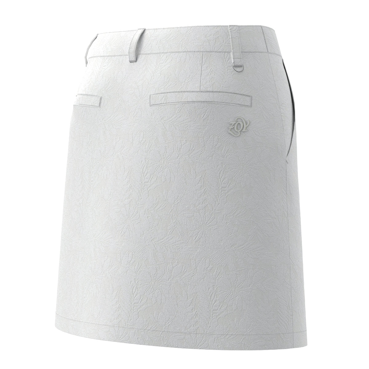 WOMEN ストレッチフラワーJQ スカート ホワイト