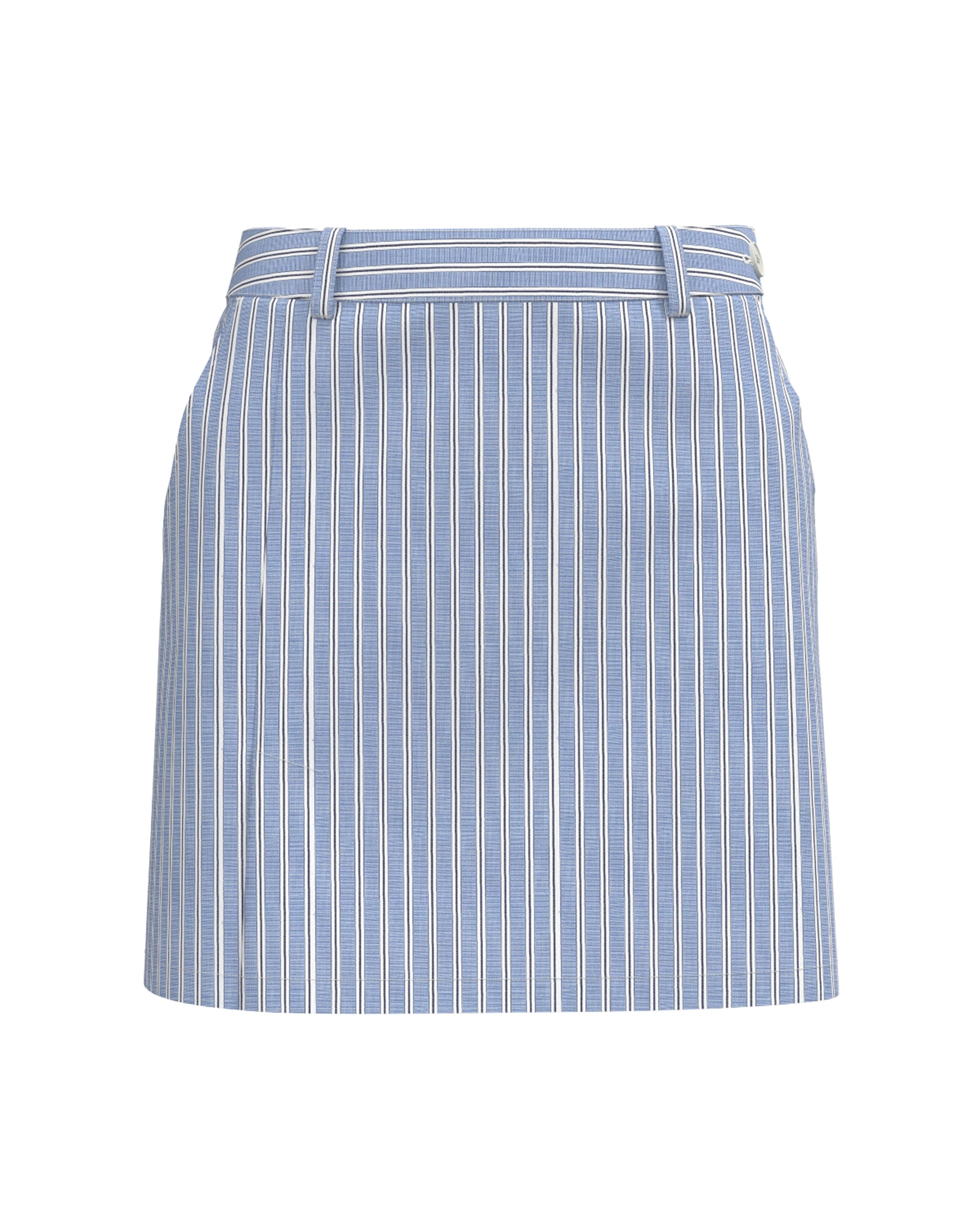 WOMEN FUNCTIONAL TYPEWRITER スカート ブルー