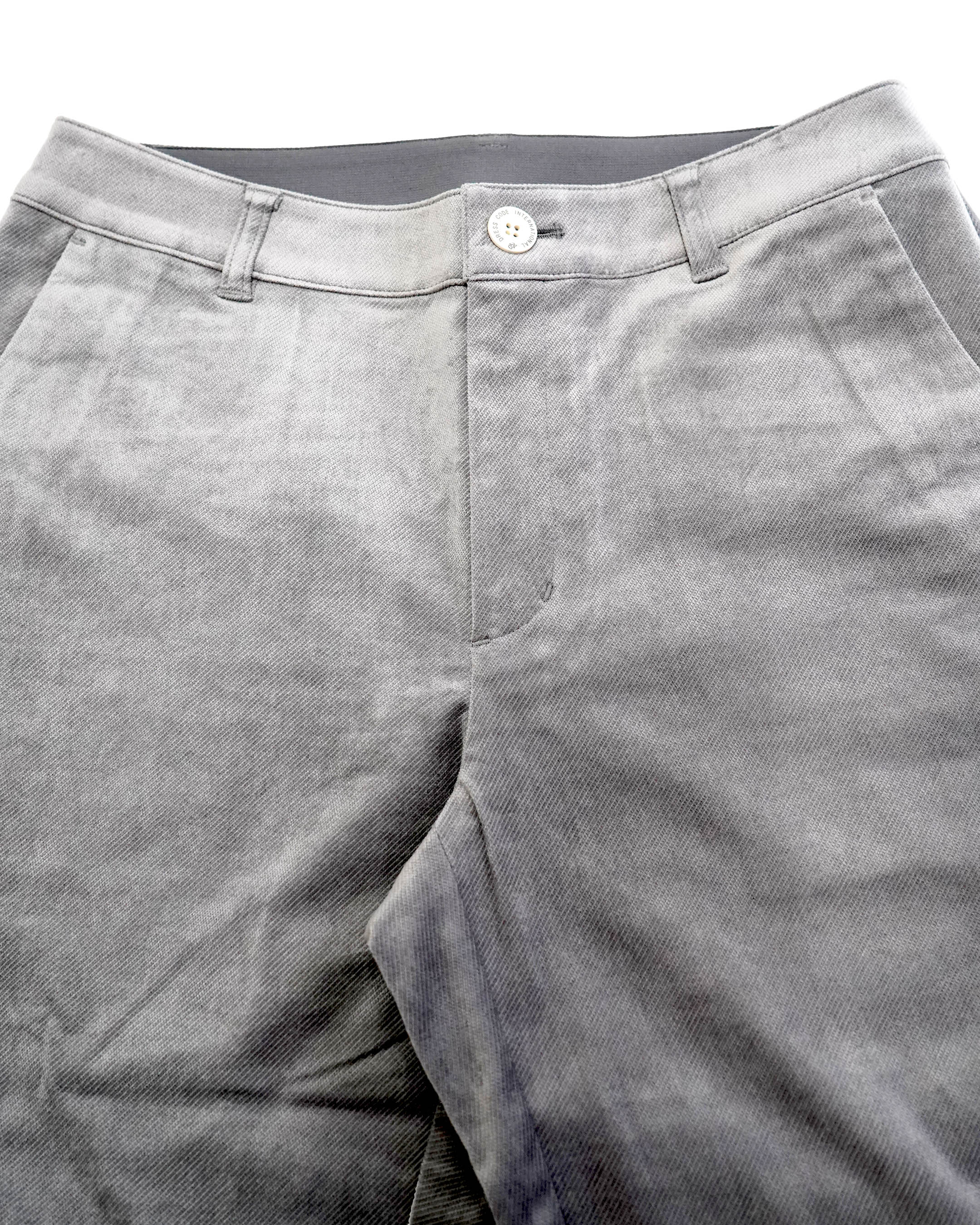 WOMEN VENUS TWILL CORDUROY ロングパンツ ライトグレー