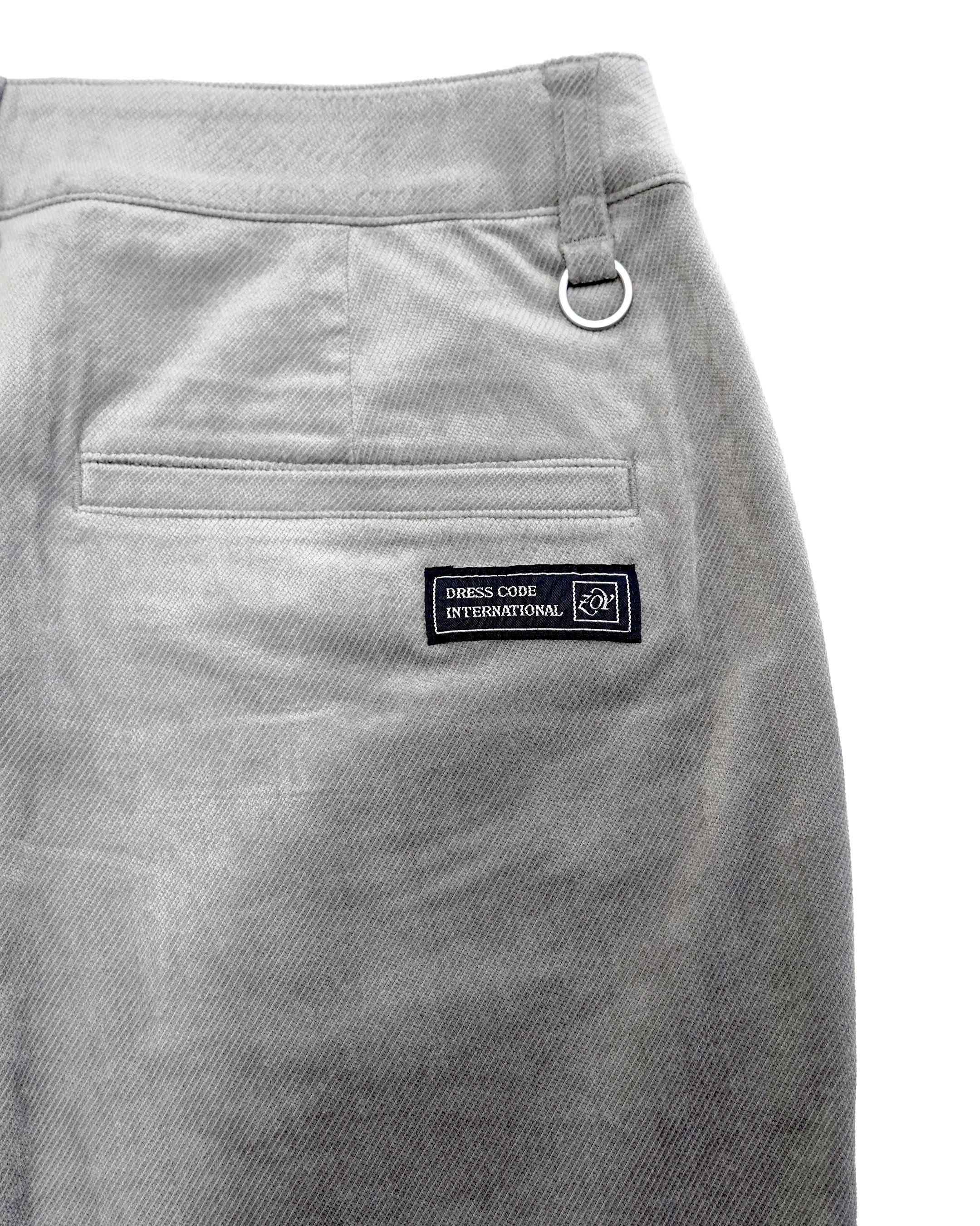 zoy WOMENS 強撚ウールタッチ ロングパンツ 071632402 WOMEN VENUS TWILL CORDUROY ロングパンツ ライトグレー