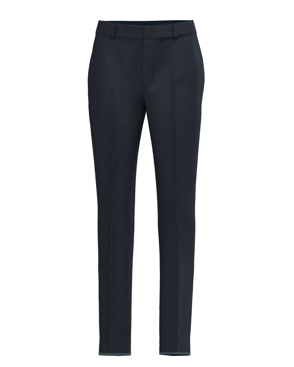 WOMEN VENUS TWILL CORDUROY ロングパンツ ネイビー