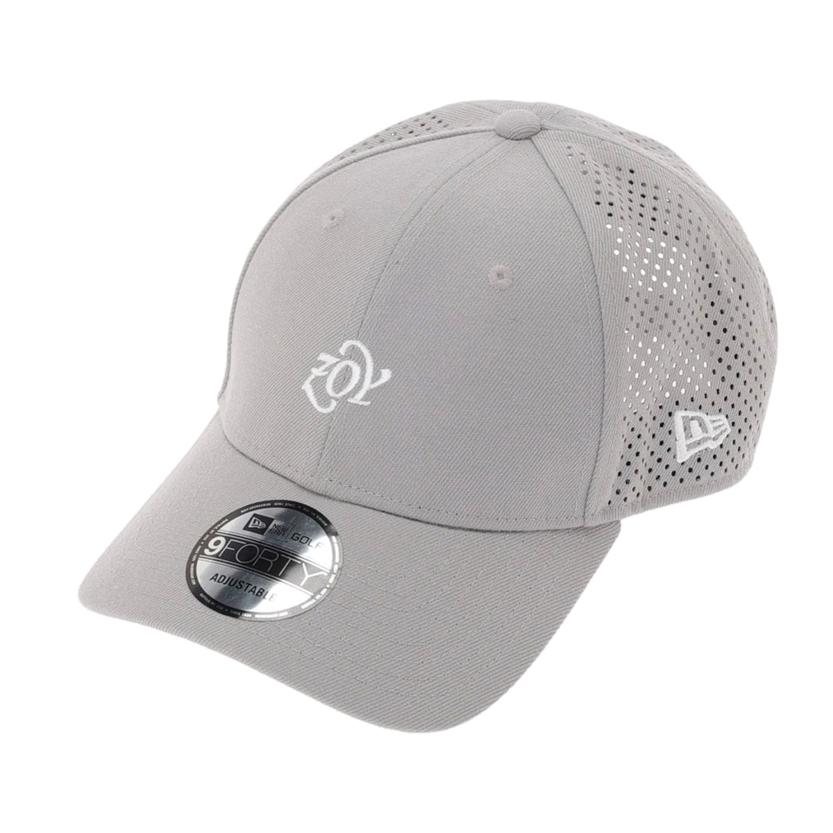 UNISEX NEW ERA パンチングメッシュキャップ グレー