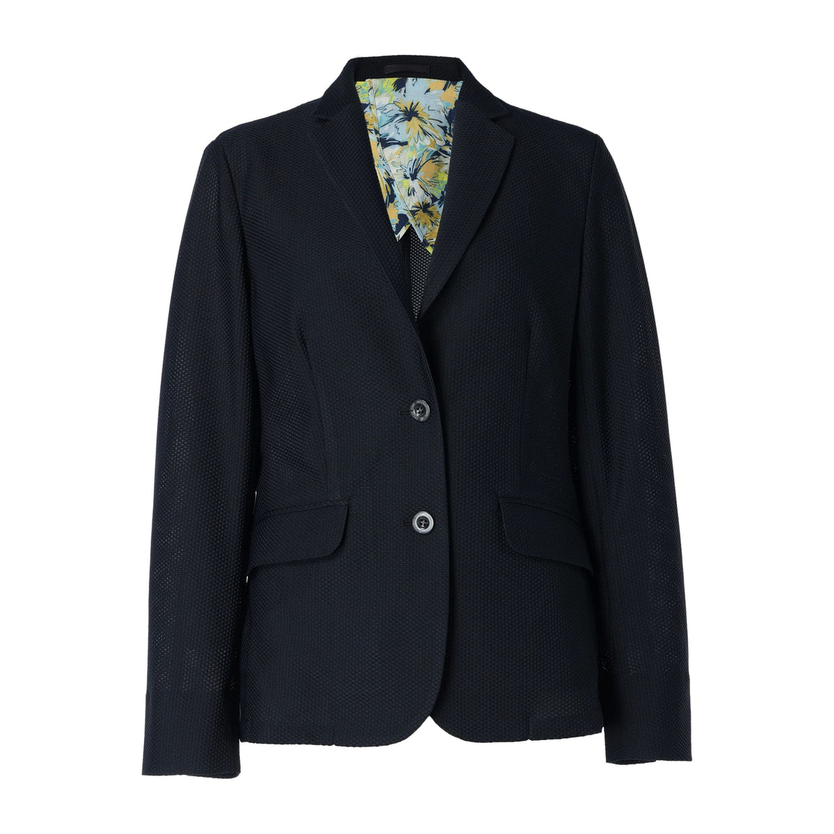 24SS】WOMENS メッシュトリコット ジャケット ネイビー 071644100 