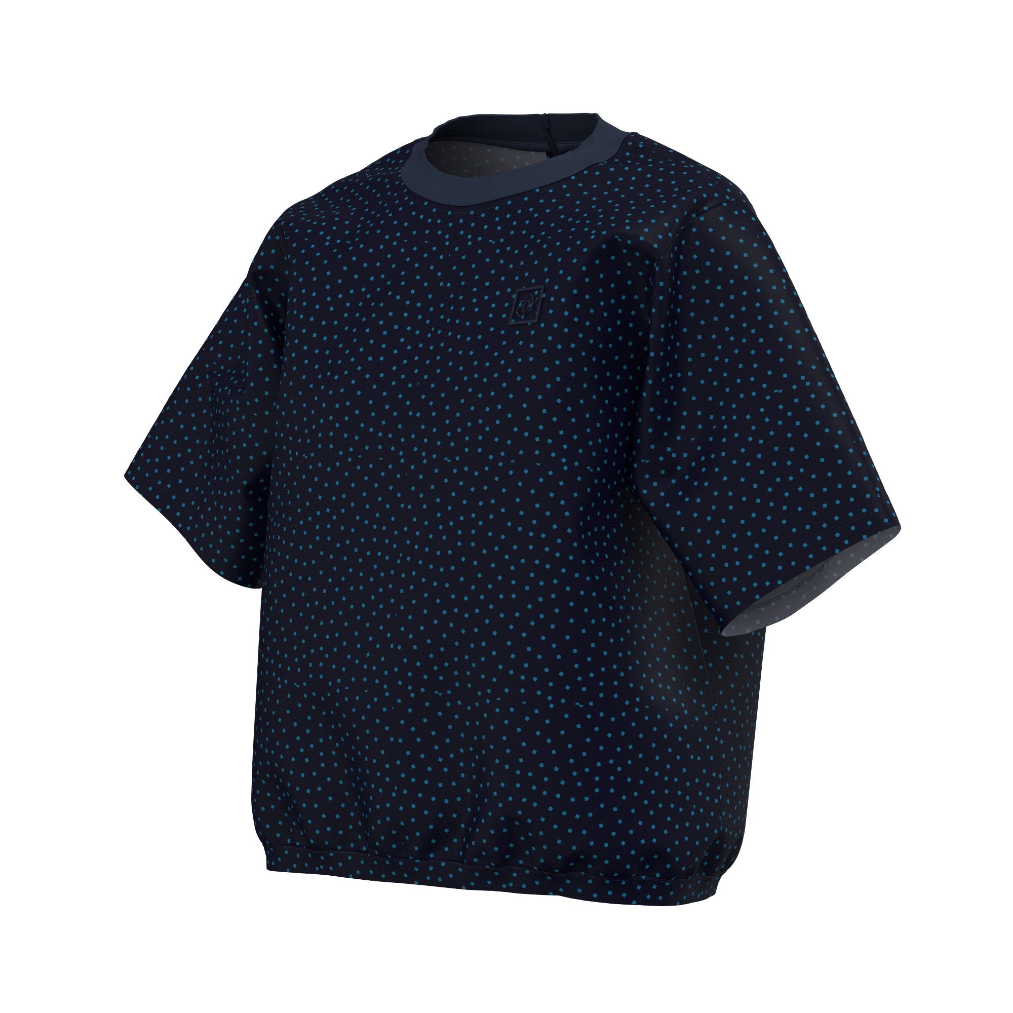 WOMEN COOLDOTS ミニリップストップ プルオーバー マリンブルー