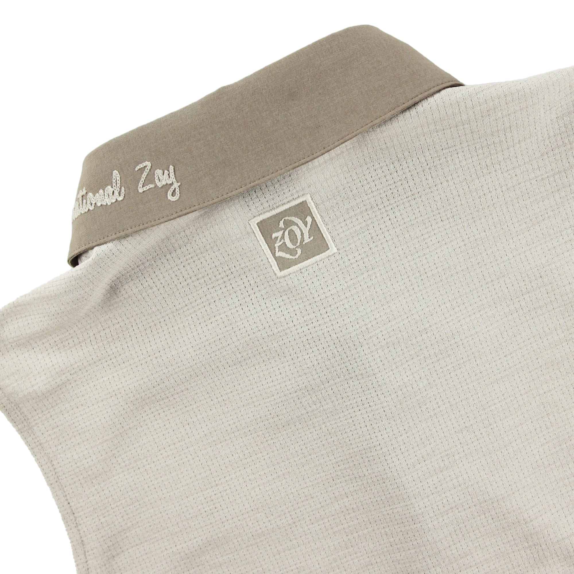 【24SS新作】WOMENS DOT MESH COOL スリーブレスシャツ ベージュ 071642034 - ZOY OFFICIAL