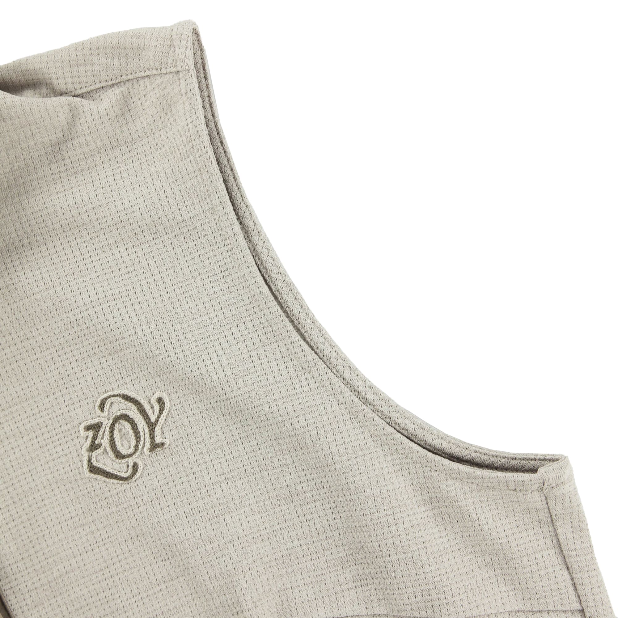 【24SS新作】WOMENS DOT MESH COOL スリーブレスシャツ ベージュ 071642034 - ZOY OFFICIAL