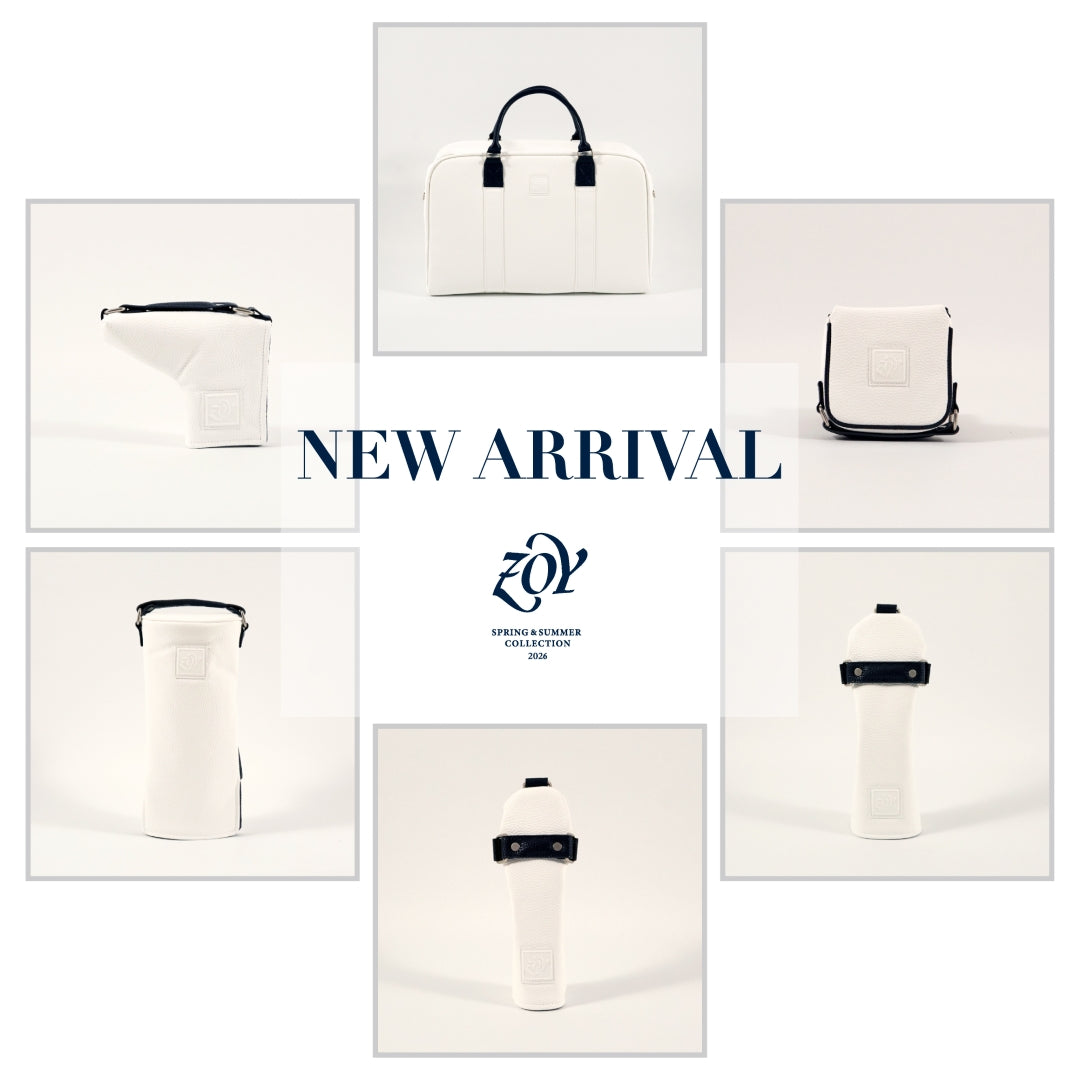 NEW ARRIVALS／静謐の白を纏うゴルフアクセサリー最新作】澄み渡る