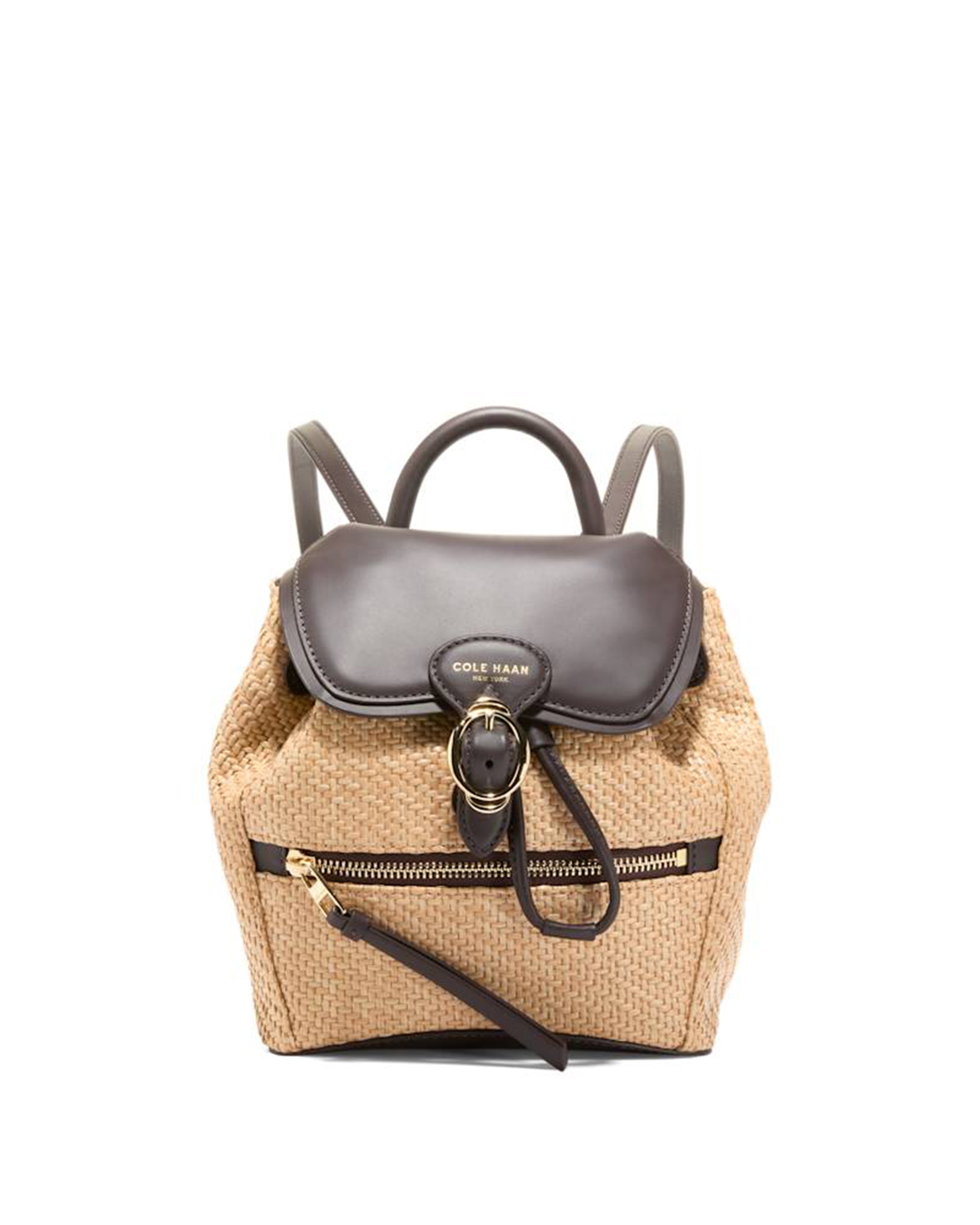 【COLE HAAN】WOMEN HERITAGE BUCKLE FLAP SML BACKPACK