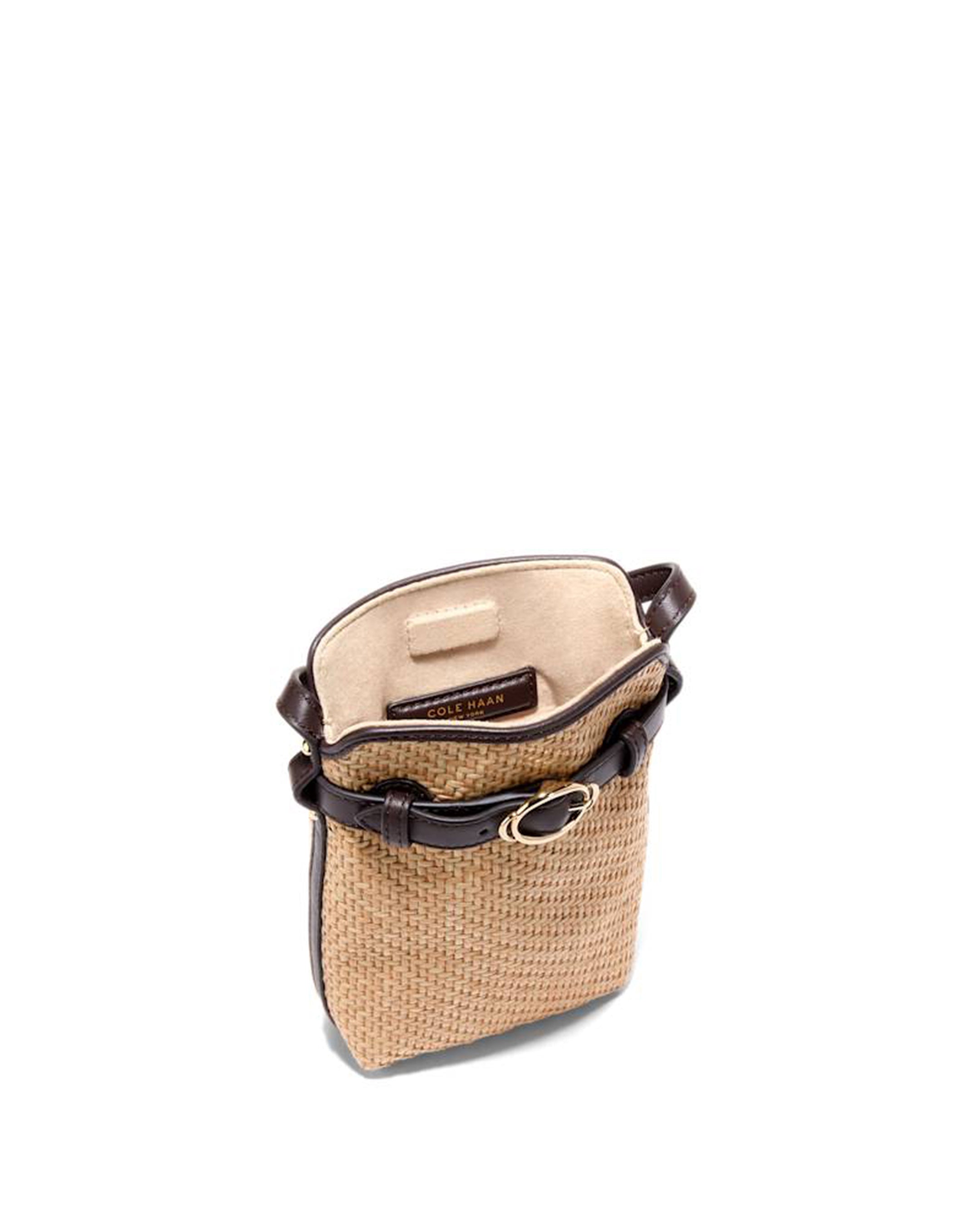 【COLE HAAN】WOMEN HERITAGE BUCKLE PHONE CASE POUCH