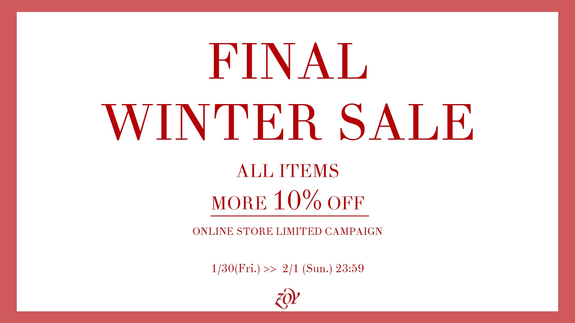 ZOY OFFICIAL｜ゾーイ公式サイト