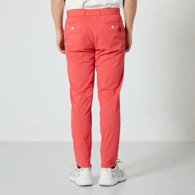 MENS ガーメントダイ ロングパンツ レッド 071422406 - ZOY OFFICIAL