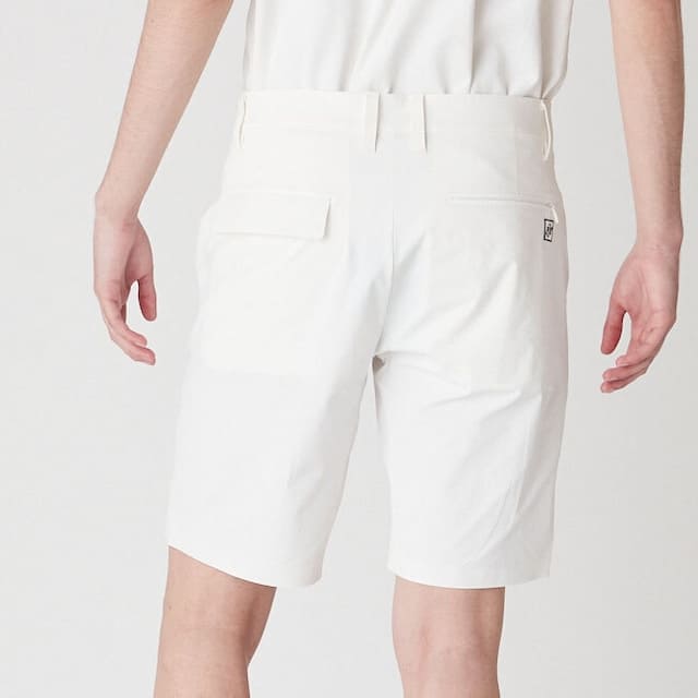 MENS マイクロリップストレッチ ショートパンツ ホワイト 071422419 - ZOY OFFICIAL