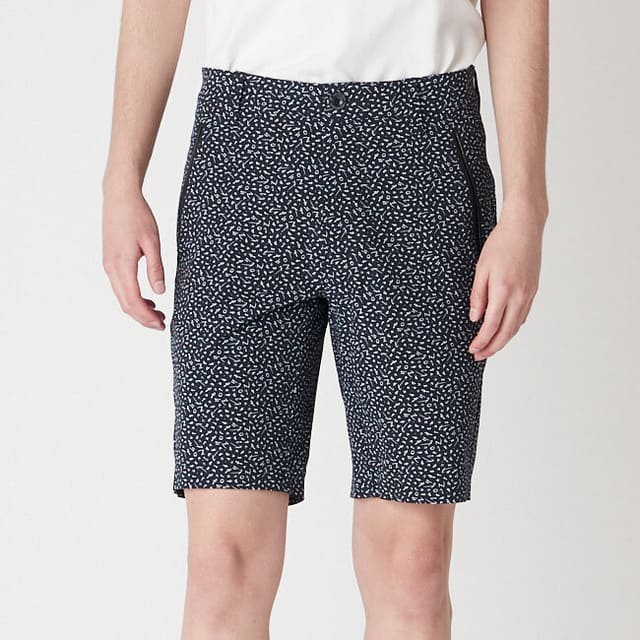 MENS マイクロリップストレッチ ショートパンツ ネイビー 071422419 - ZOY OFFICIAL