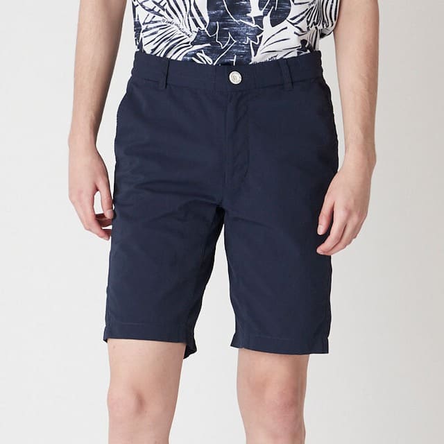 MENS ガーメントダイ ショートパンツ ネイビー 071422426 - ZOY OFFICIAL
