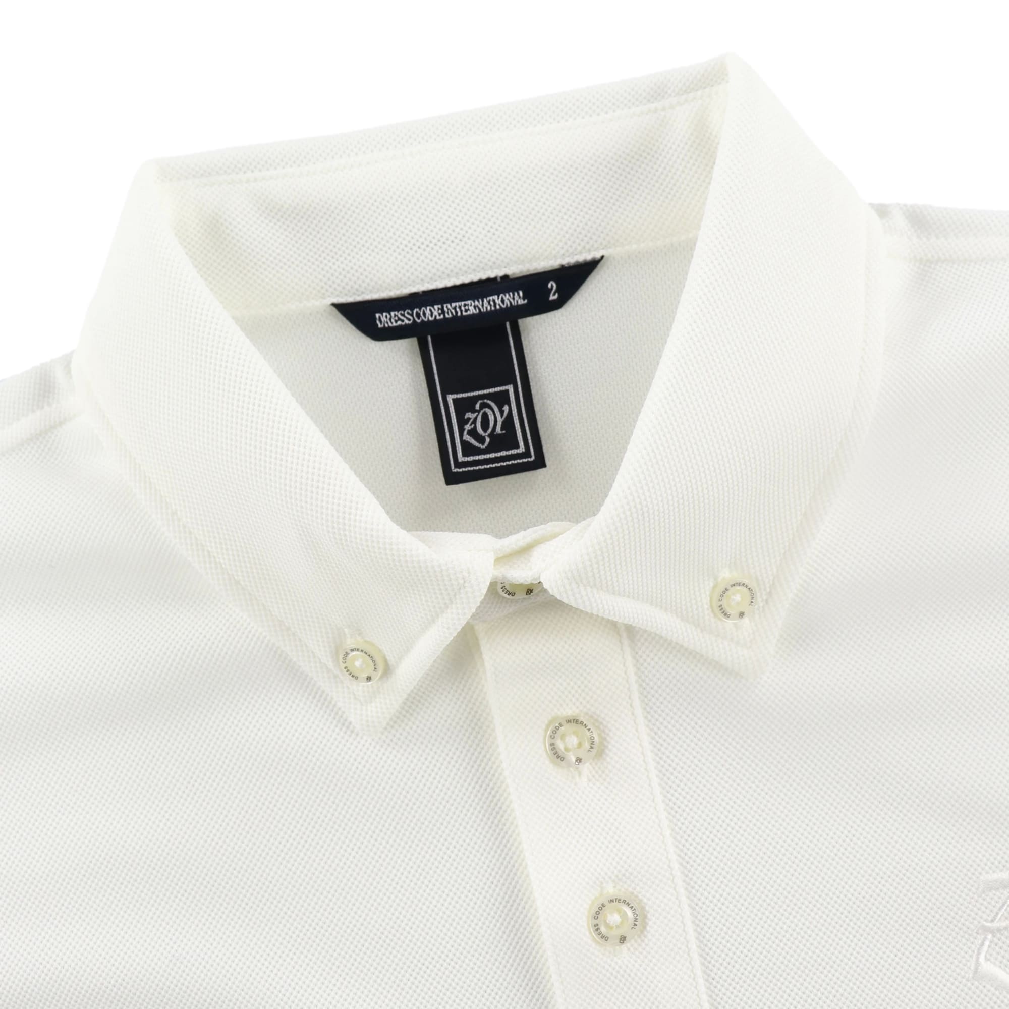 MENS ストレッチ鹿の子 半袖シャツ ベージュ 071432009 - ZOY OFFICIAL