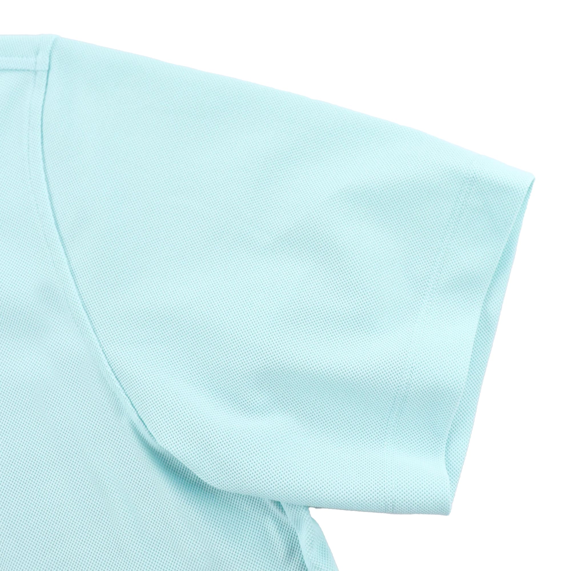 MENS ストレッチ鹿の子 半袖ポロシャツ アクアミスト 071432022 - ZOY OFFICIAL