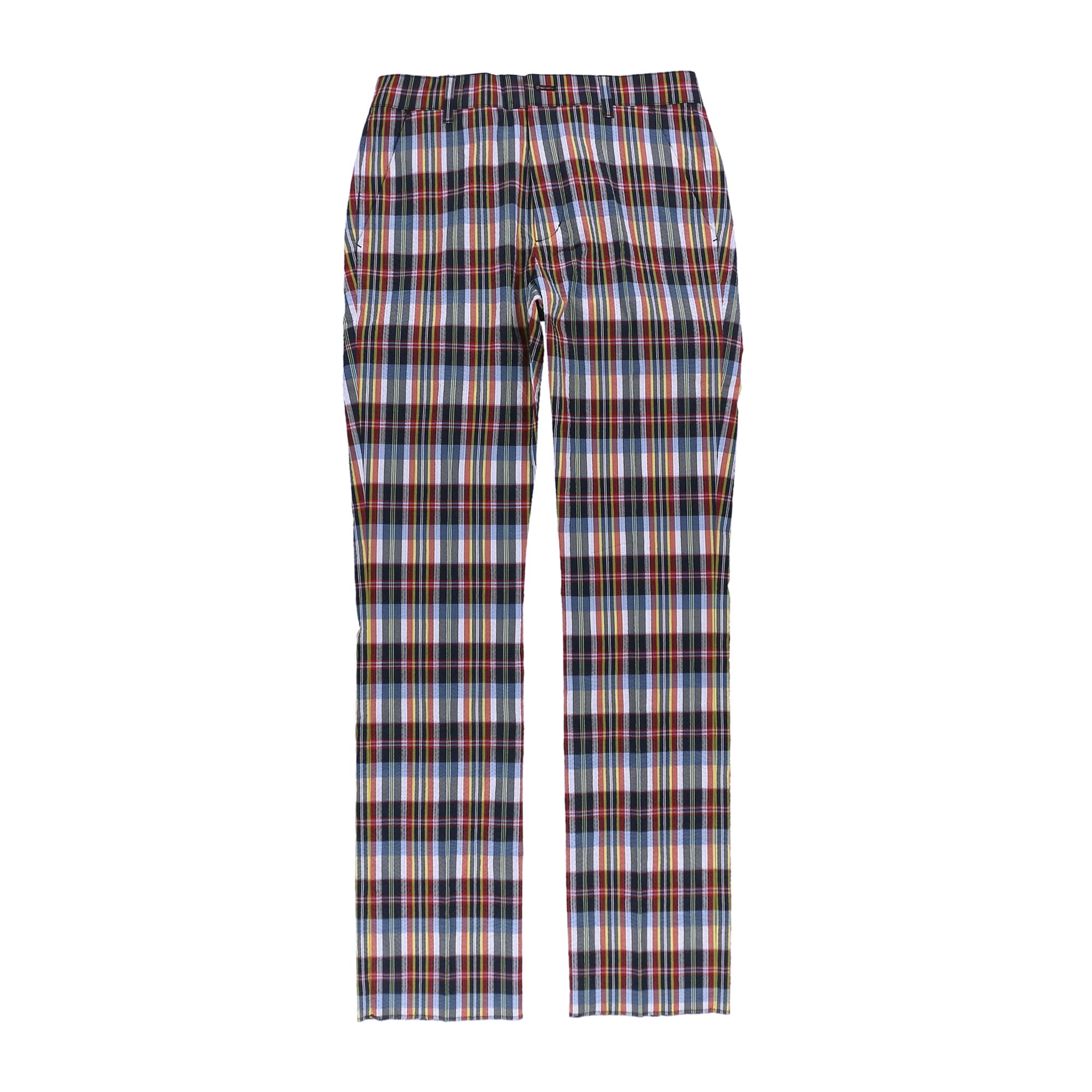 MENS クールマックスサッカー ロングパンツ マドラスチェック 071432421 - ZOY OFFICIAL