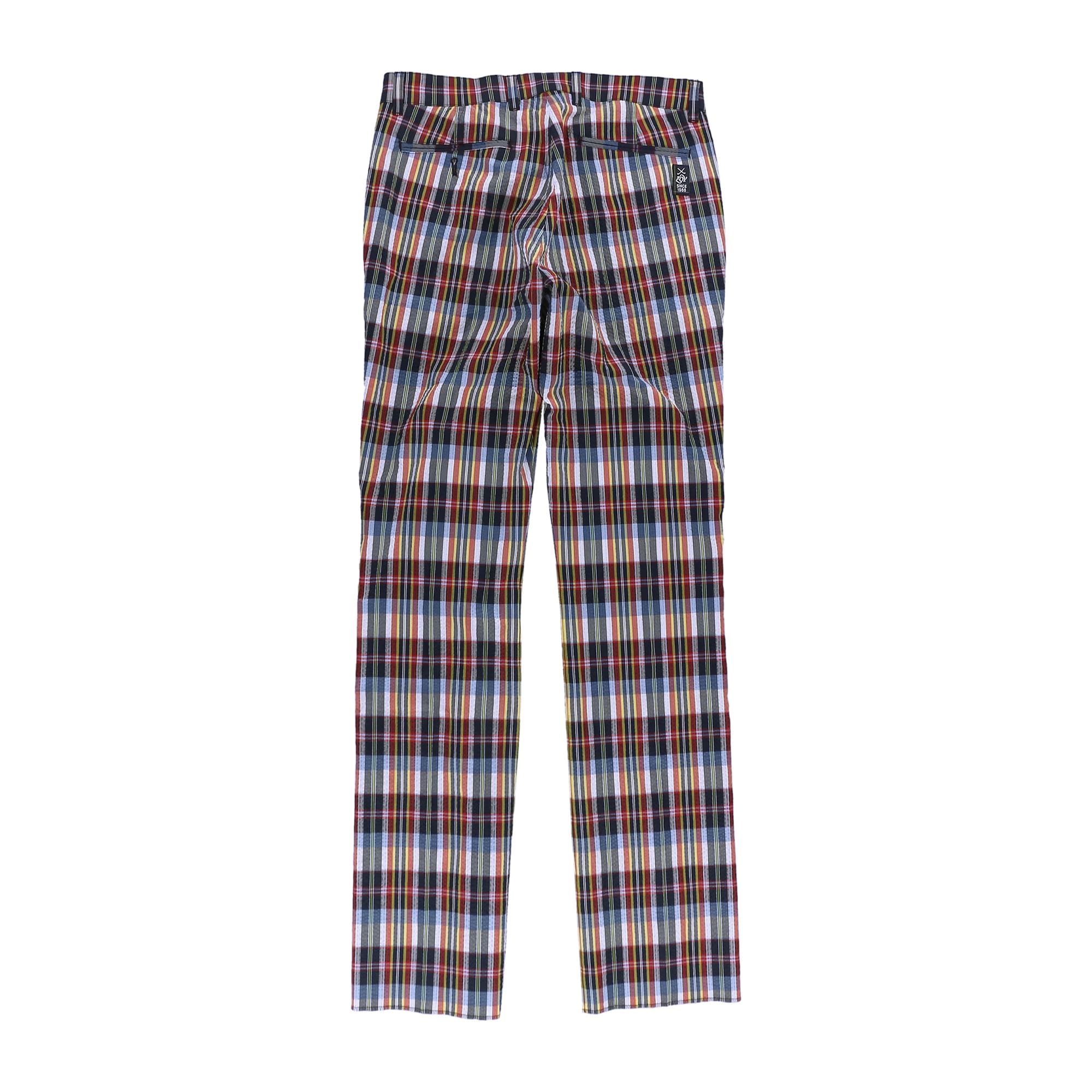 MENS クールマックスサッカー ロングパンツ マドラスチェック 071432421 - ZOY OFFICIAL