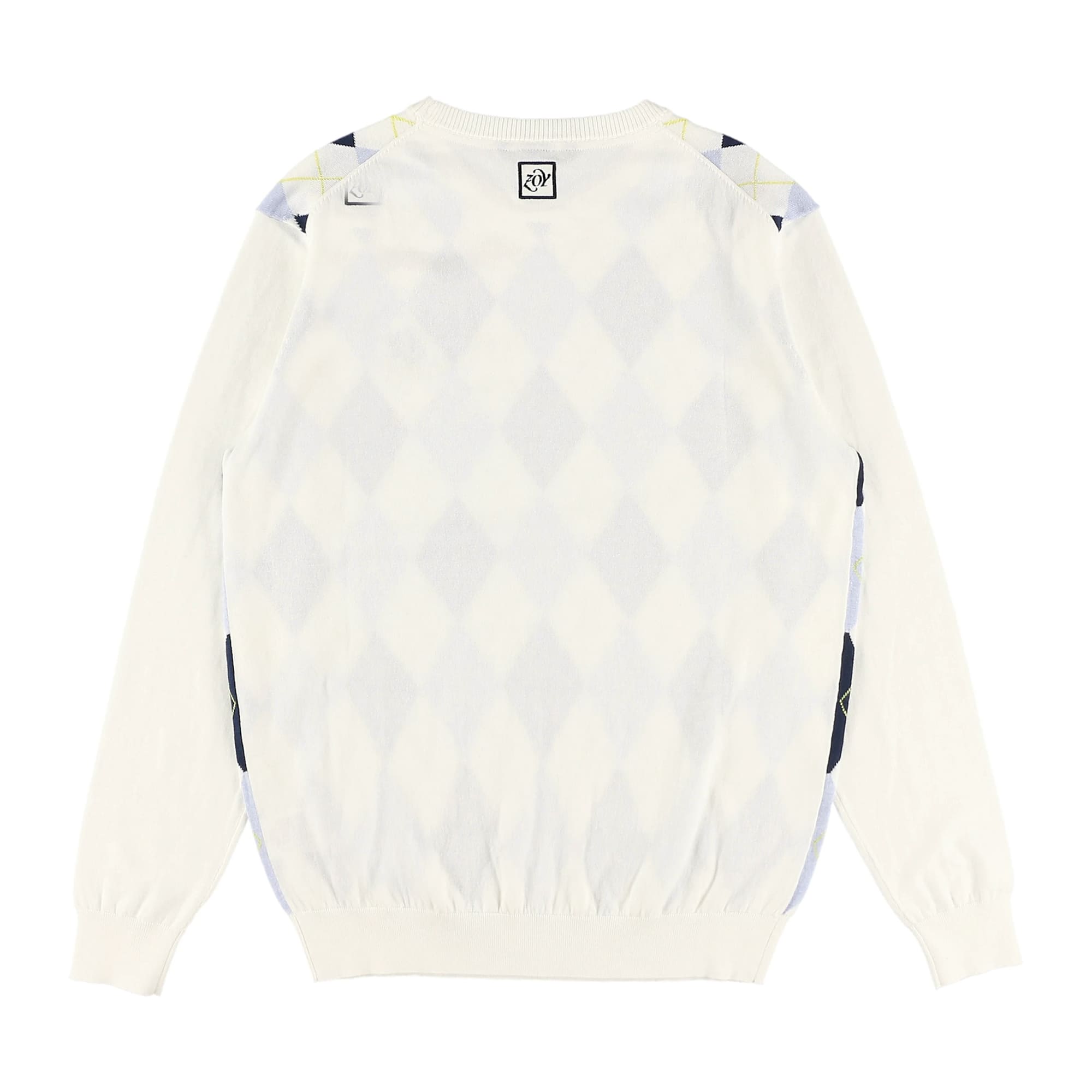 MENS アーガイル 長袖プルオーバー ローズ 071432710 - ZOY OFFICIAL