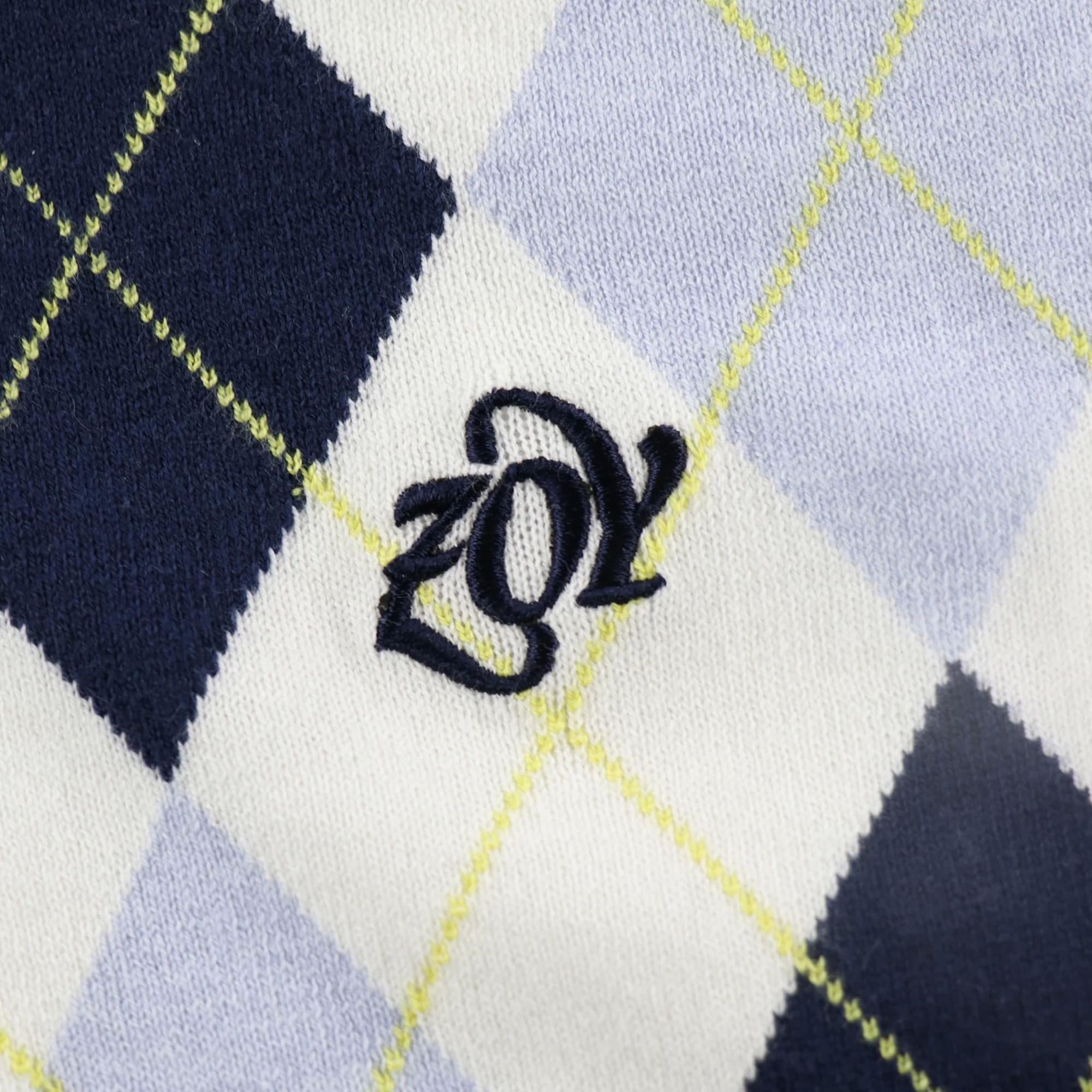 MENS アーガイル 長袖プルオーバー ローズ 071432710 - ZOY OFFICIAL