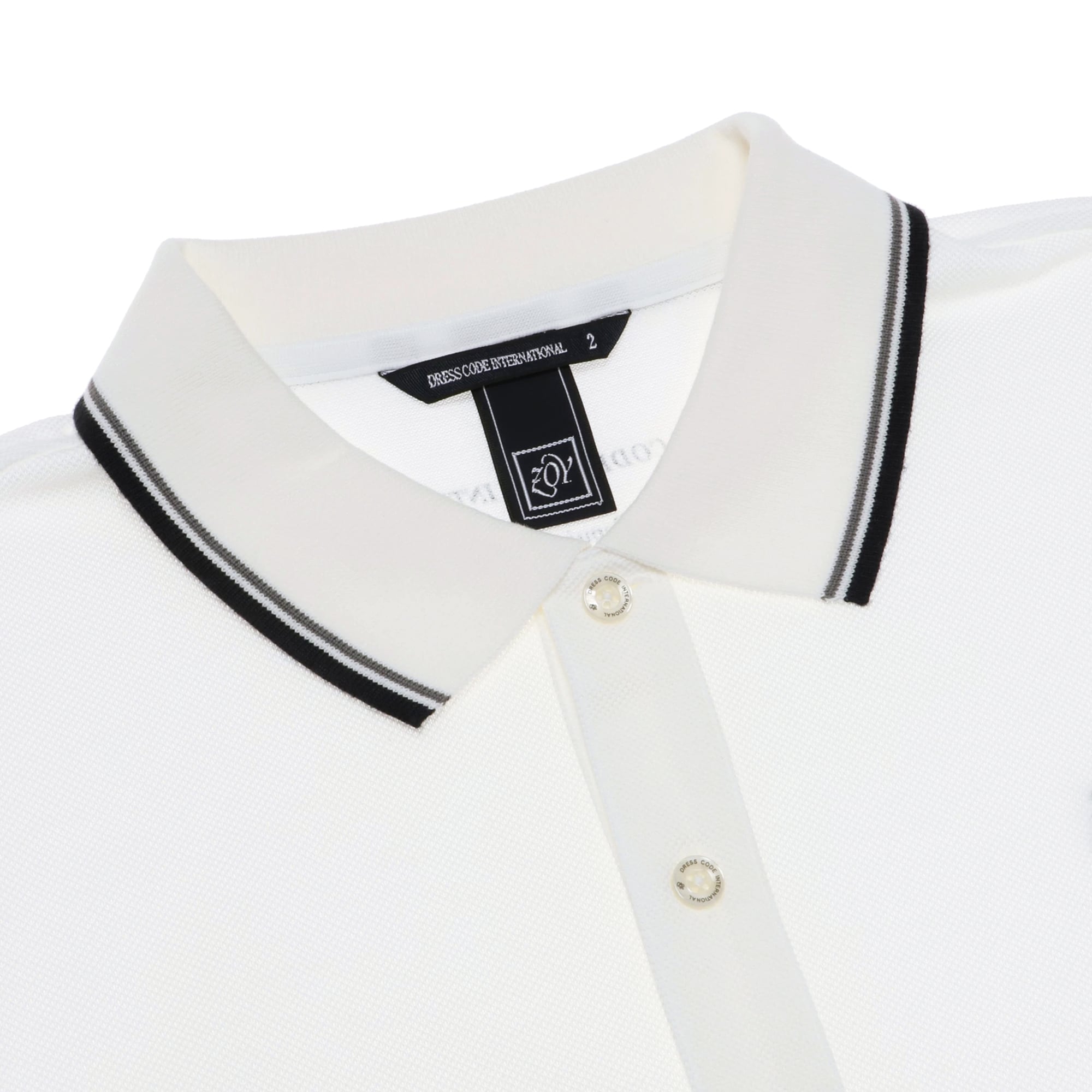 MENS コットン鹿の子 半袖ポロシャツ ネイビー 071739000 - ZOY OFFICIAL