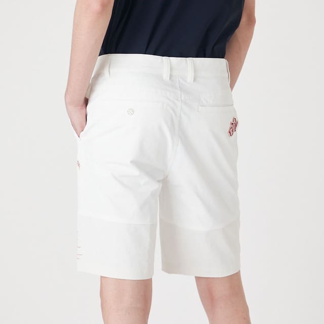 MENS チルドライ 2WAYストレッチ ショートパンツ ホワイト 071422431 - ZOY OFFICIAL