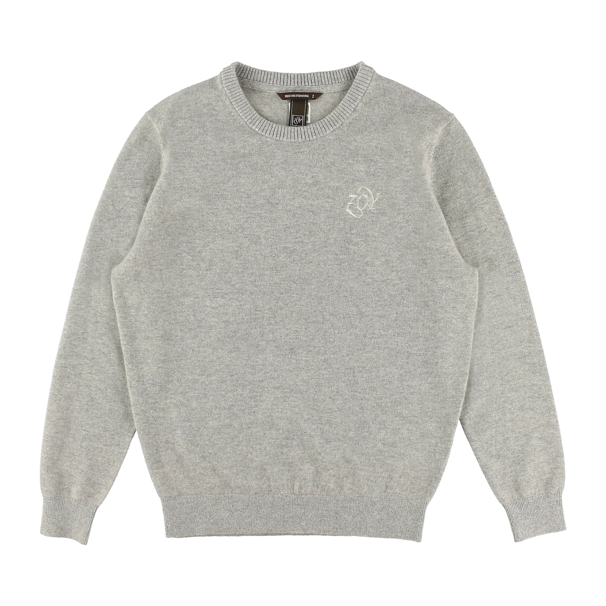 MENS プレミアムCASHMERE 長袖セーター ライトグレイヘザー 071434709 - ZOY OFFICIAL