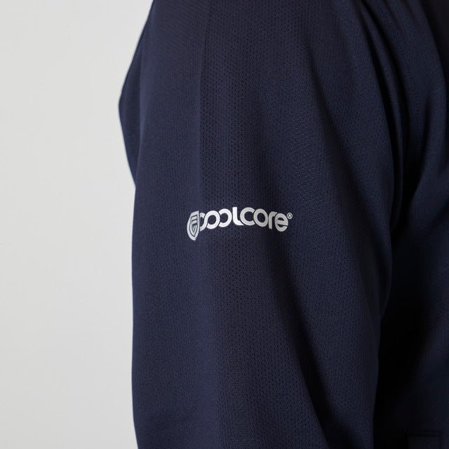 MENS COOLCORE アイレットメッシュ ブルゾン ネイビー 071422120 - ZOY OFFICIAL