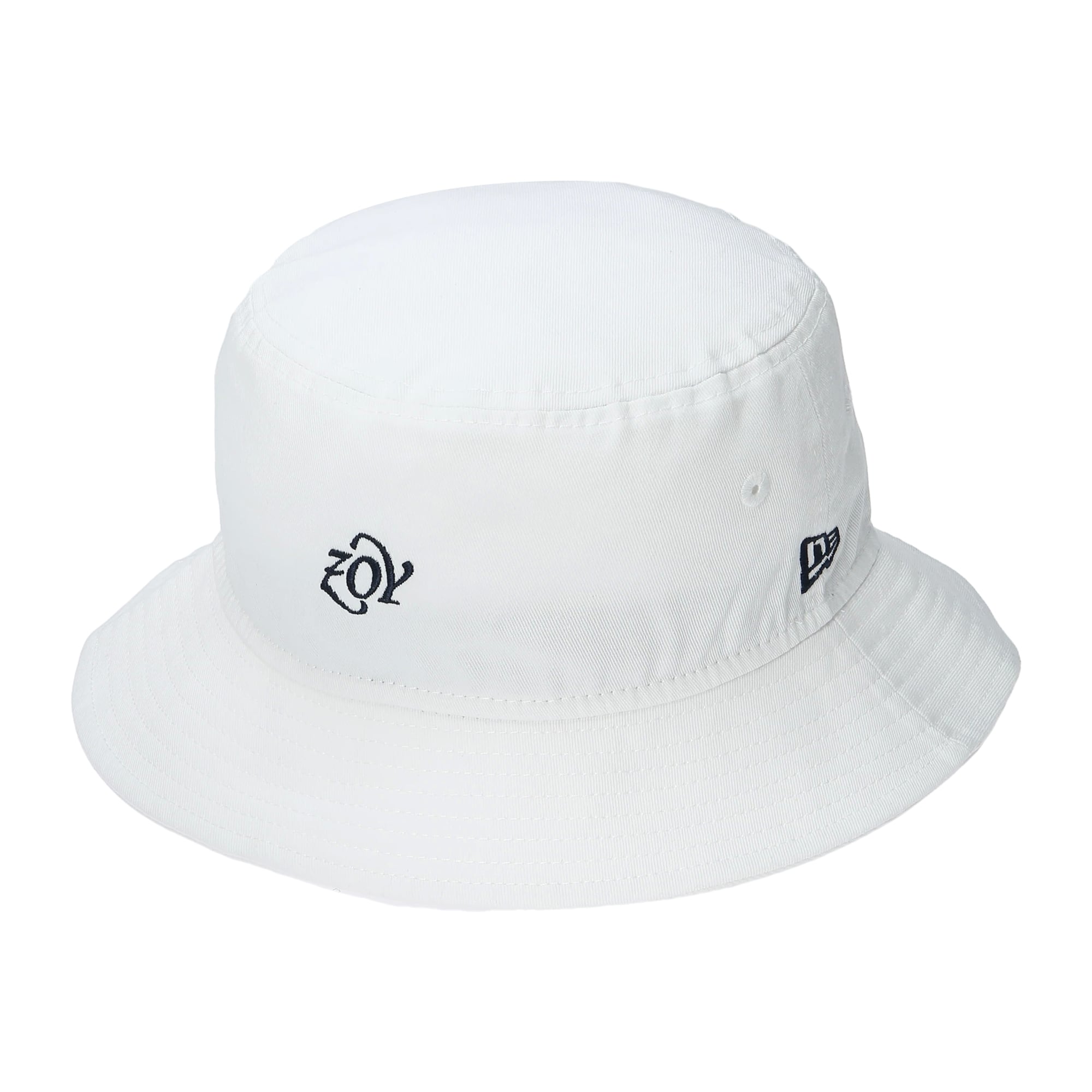 【NEW ERAコラボ】UNISEX NEW ERA BUCKET HAT ホワイト 071779858 - ZOY OFFICIAL