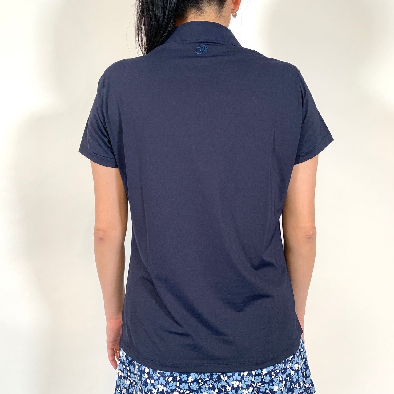 WOMENS ライトウェイトテックジャージー 半袖ポロシャツ ネイビー 071612020 - ZOY OFFICIAL