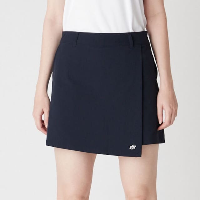 WOMENS マイクロリップストレッチ キュロット ダークネイビー 071622418 - ZOY OFFICIAL