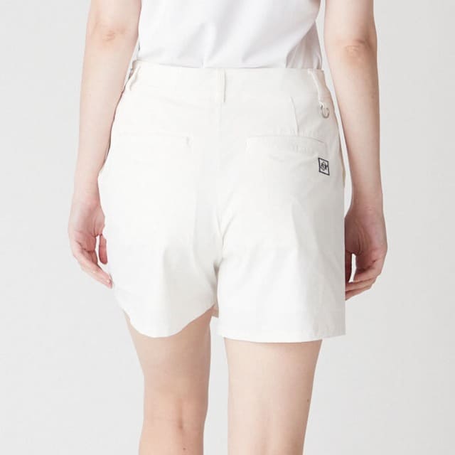 WOMENS マイクロリップストレッチ キュロット ホワイト 071622418 - ZOY OFFICIAL