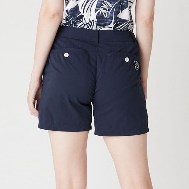 WOMENS ガーメントダイ ショートパンツ ネイビー 071622426 - ZOY OFFICIAL