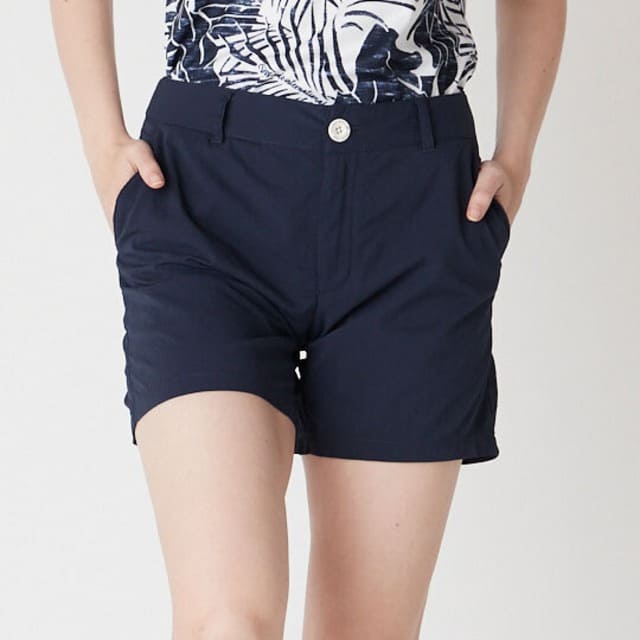 WOMENS ガーメントダイ ショートパンツ ネイビー 071622426 - ZOY OFFICIAL