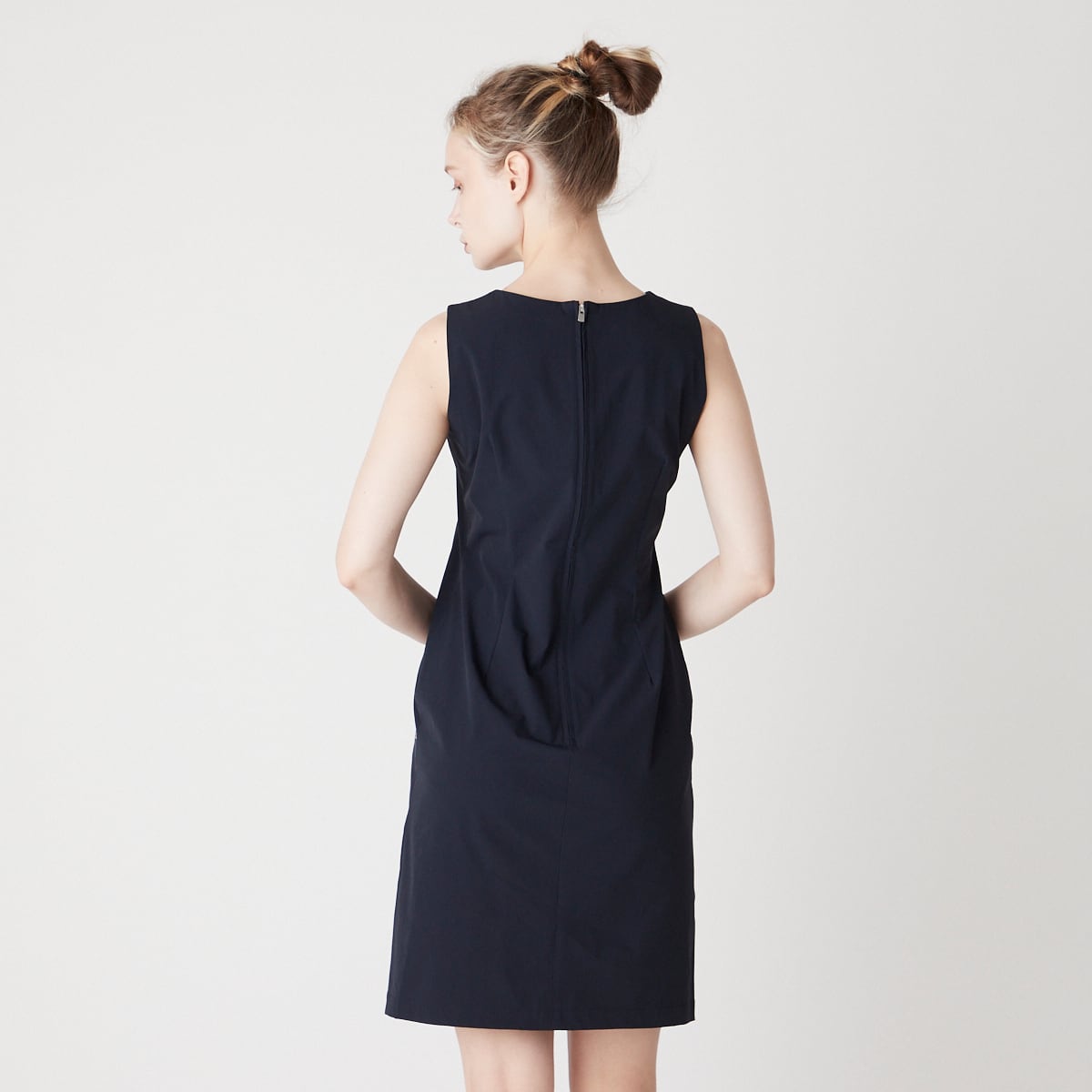 WOMENS マイクロリップストレッチ ワンピース ダークネイビー 071622518 - ZOY OFFICIAL