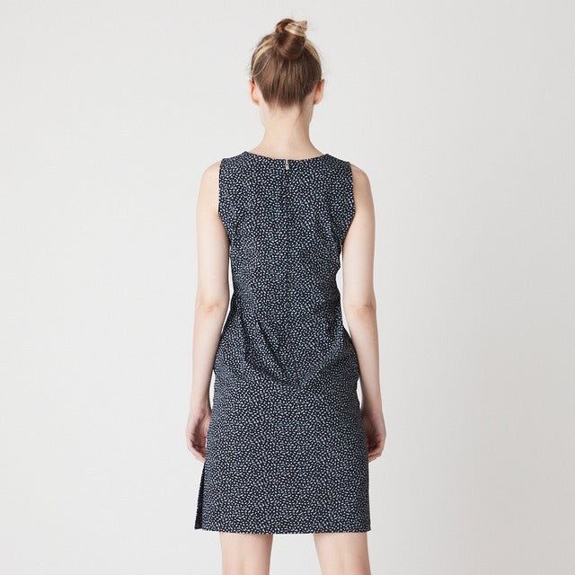 WOMENS マイクロリップストレッチ ワンピース ネイビー 071622518 - ZOY OFFICIAL