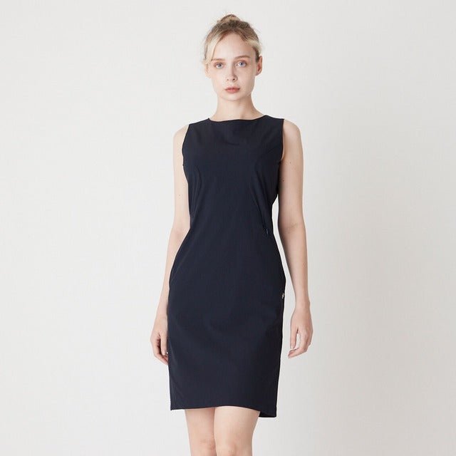 WOMENS マイクロリップストレッチ ワンピース ダークネイビー 071622518 - ZOY OFFICIAL