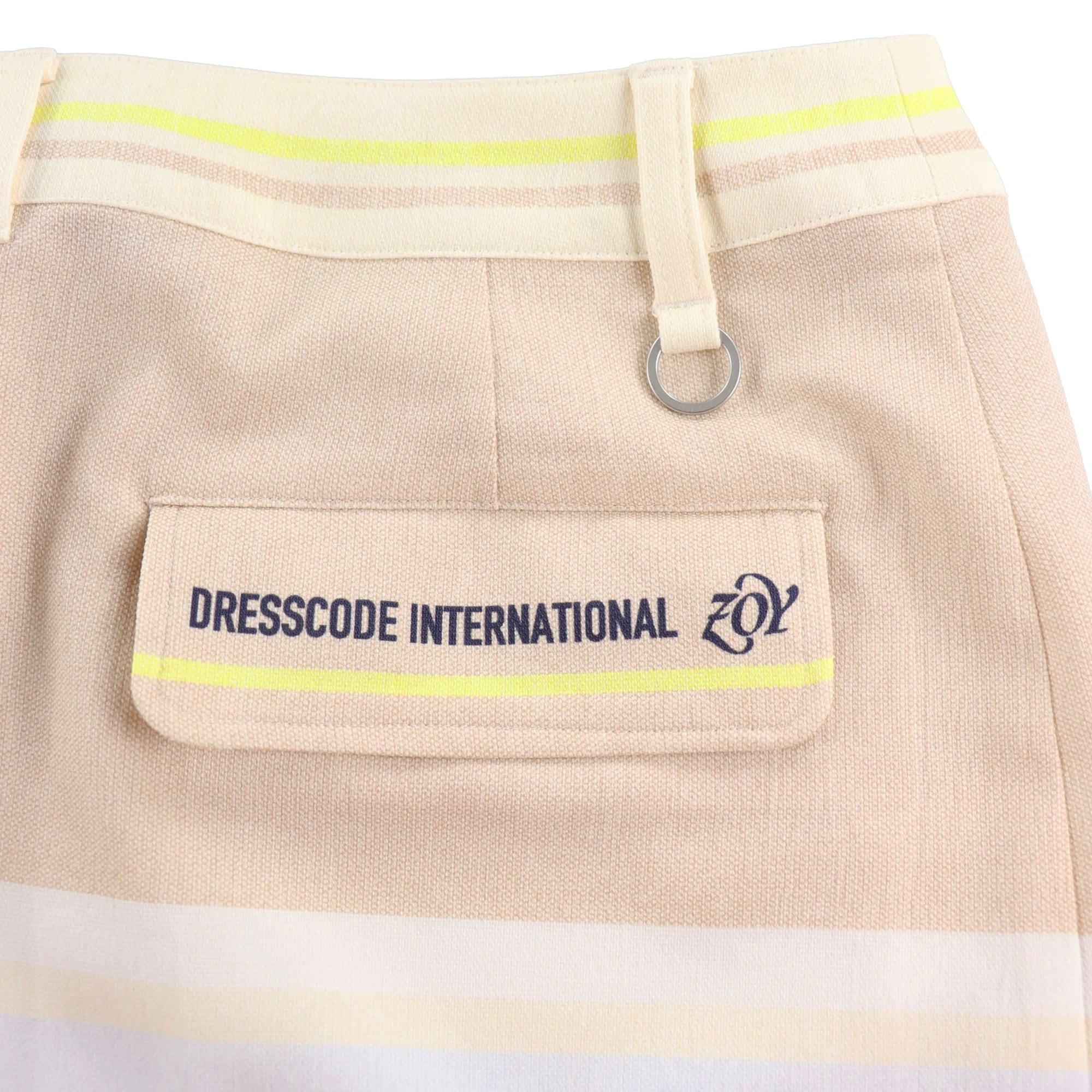 WOMENS マルチボーダー スカート ベージュミックス 071632332 - ZOY OFFICIAL