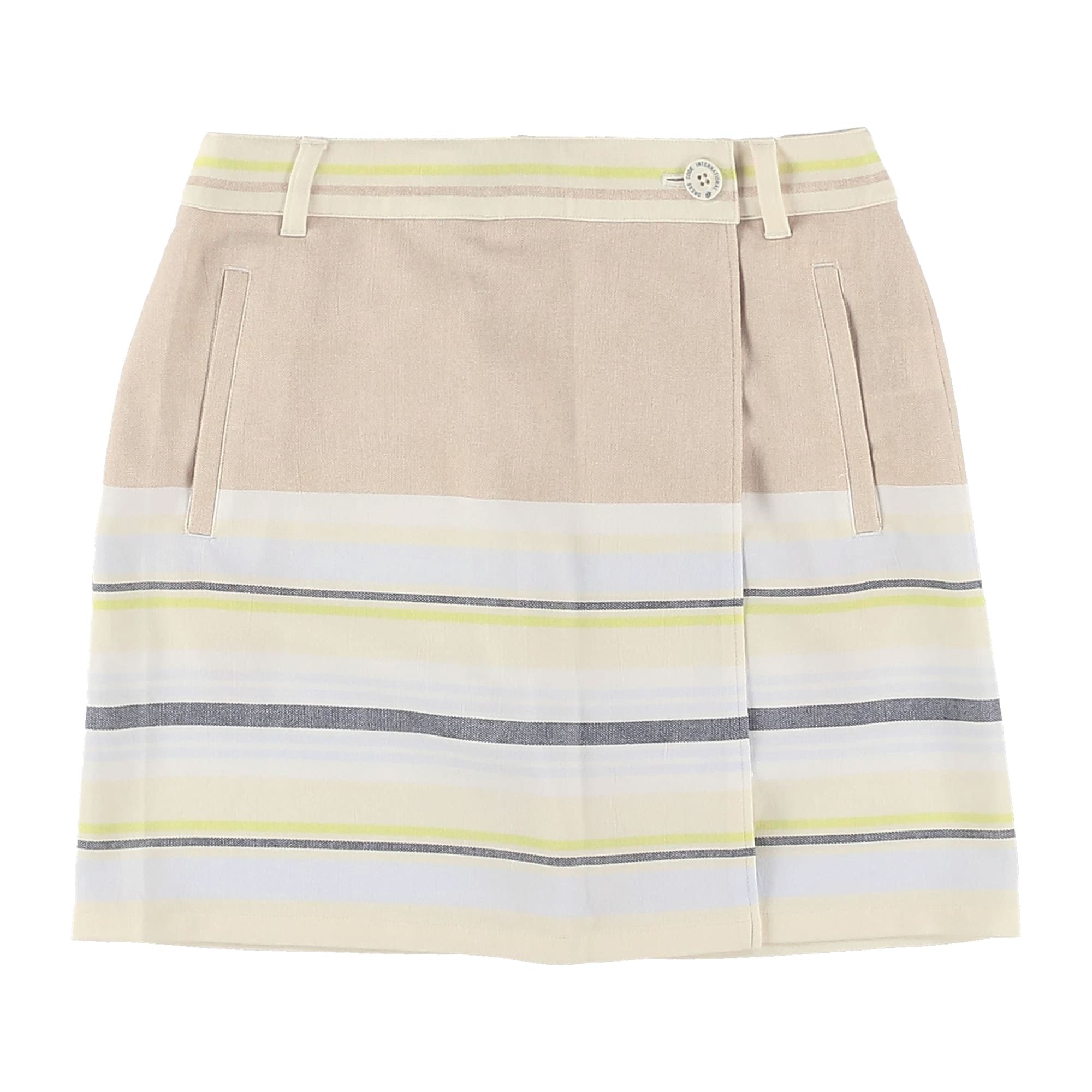 WOMENS マルチボーダー スカート ベージュミックス 071632332 - ZOY OFFICIAL