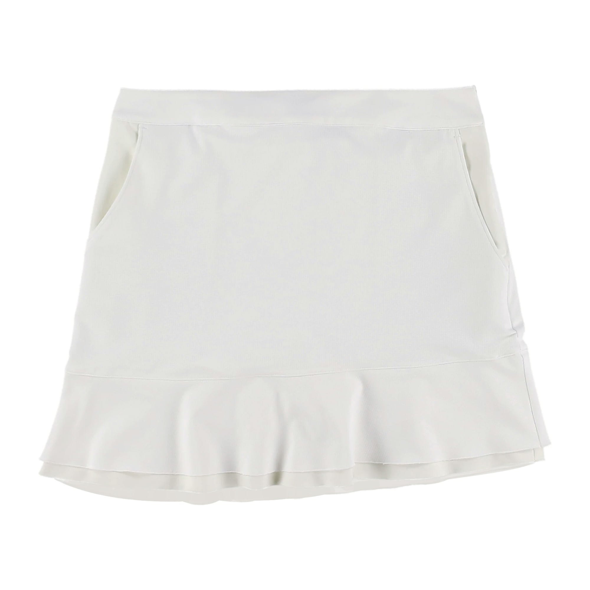 SS】WOMEN ストレッチ ピンメッシュ スカート ホワイト 071632343