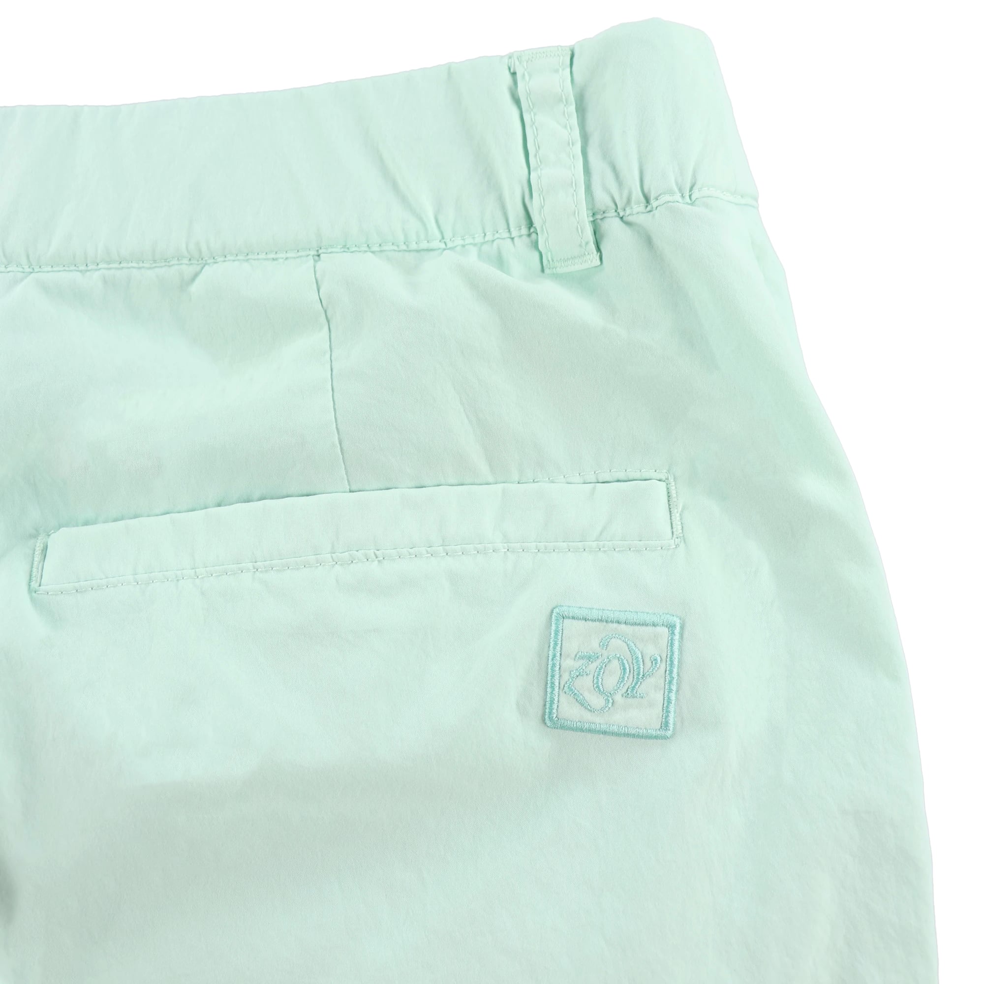 WOMENS ストレッチツイルガーメントダイ ハーフパンツ レモングラス 071632415 - ZOY OFFICIAL