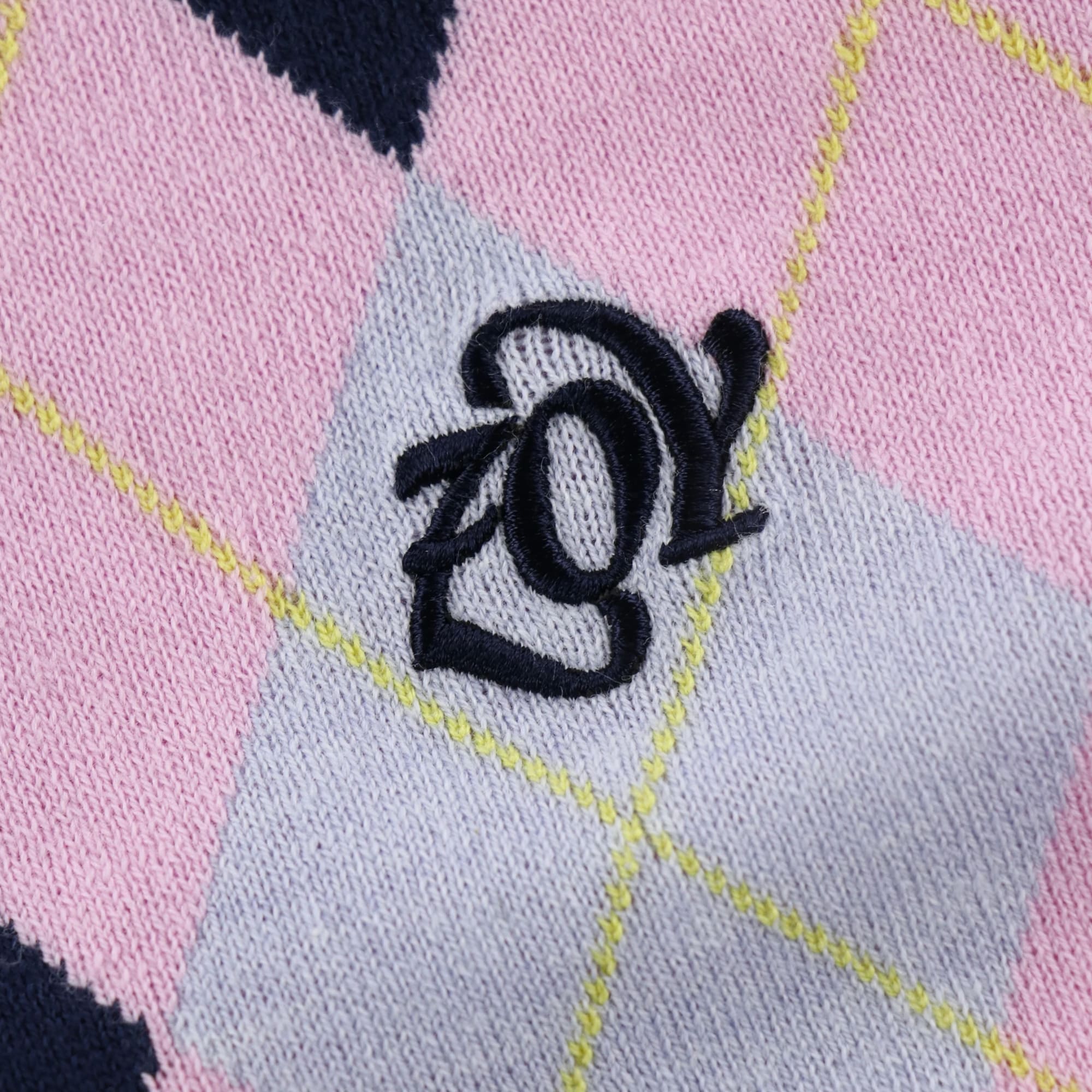 WOMENS アーガイル 長袖プルオーバー ホワイト 071632710 - ZOY OFFICIAL