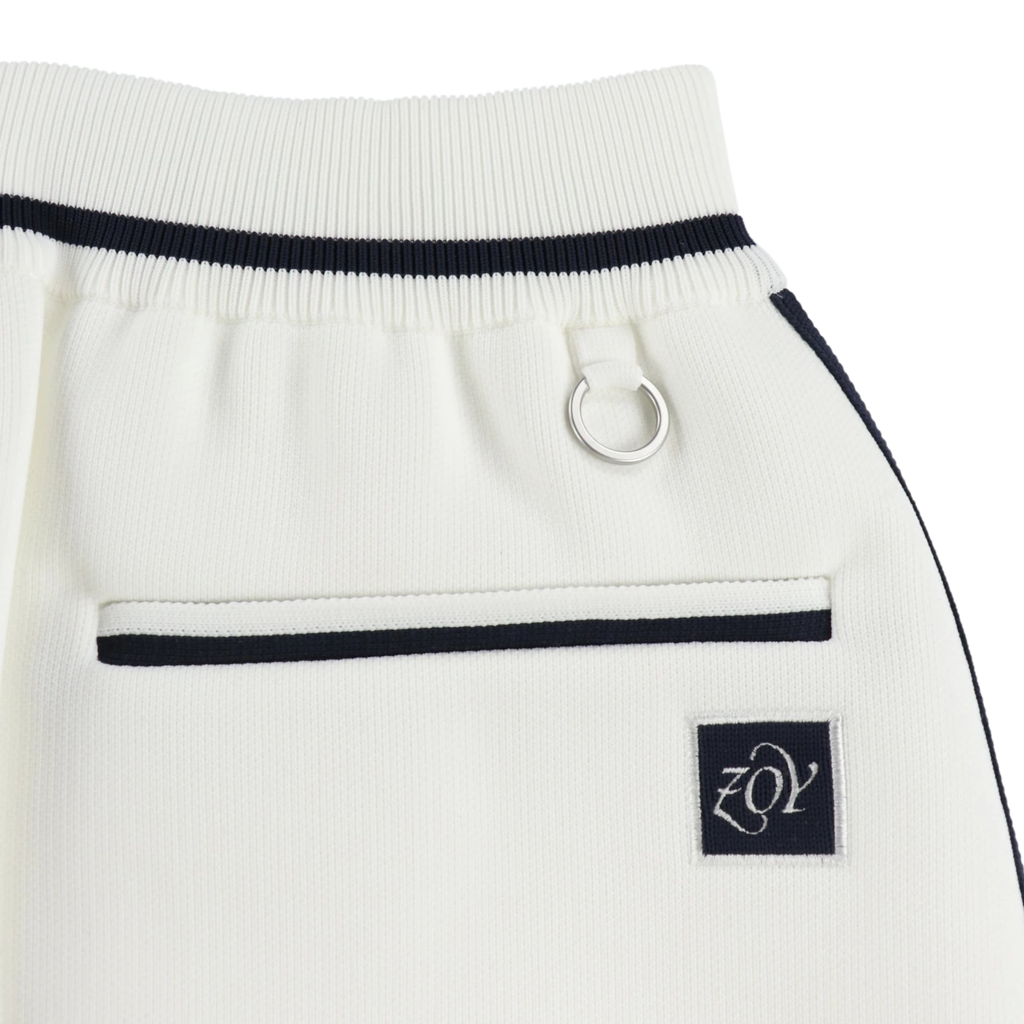 WOMENS ECOハイブリットポリエステル スカート ネイビー 071634301 - ZOY OFFICIAL