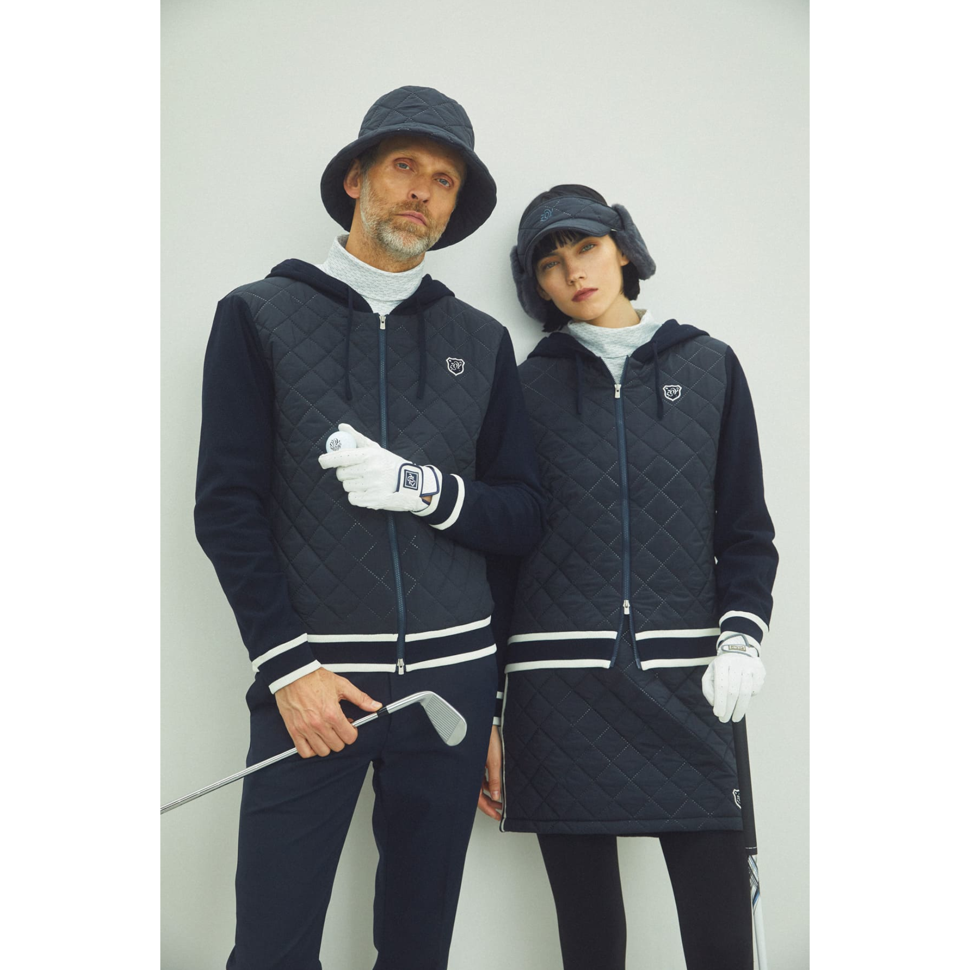 【24AW】MENS マイクロZOYロゴプリント 長袖シャツ ライトグレー 071444024